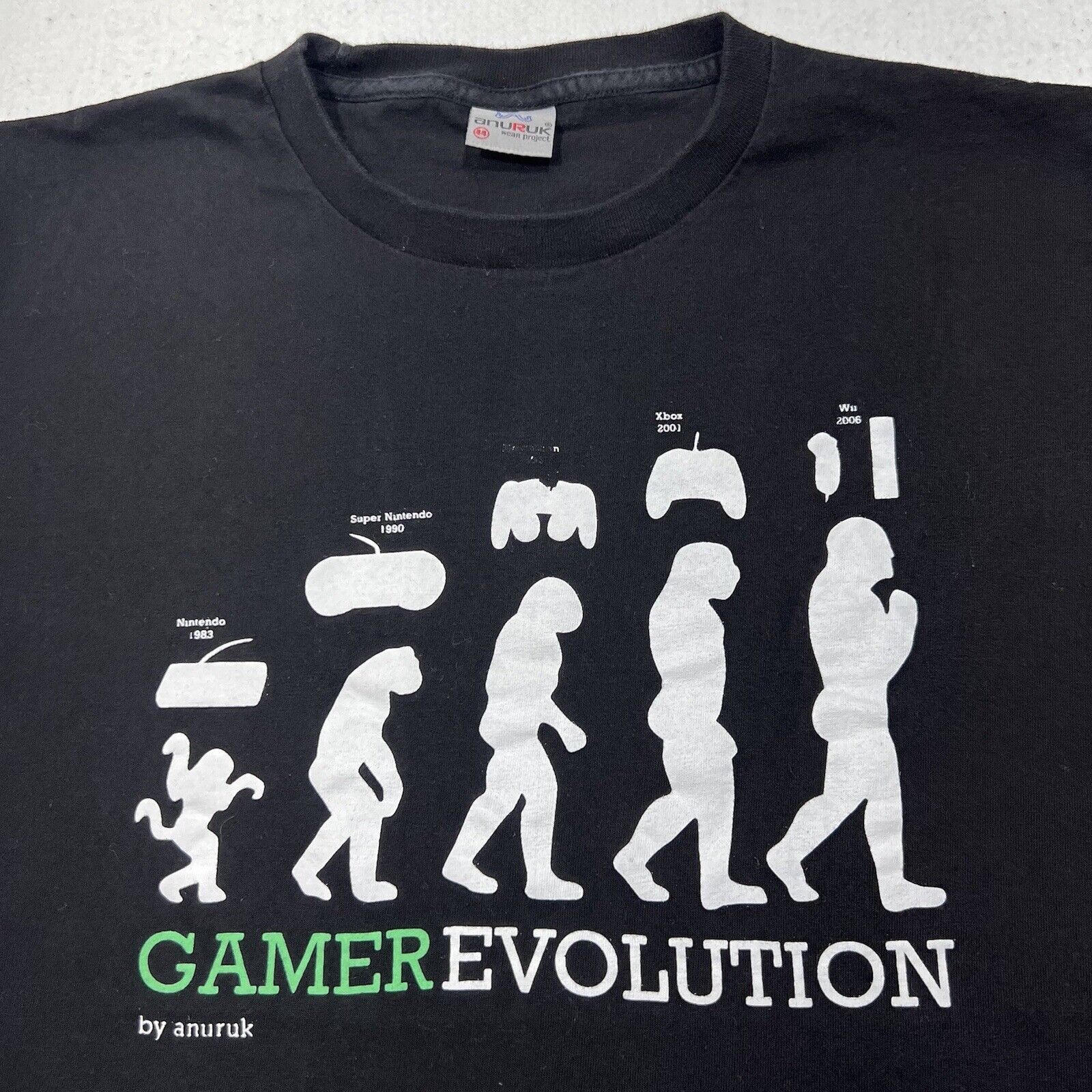Other Anuruk Large Gamer Evolution Nintendo Playstation Xbox Tee Size US L / EU 52-54 / 3 - 2 Thumbnail