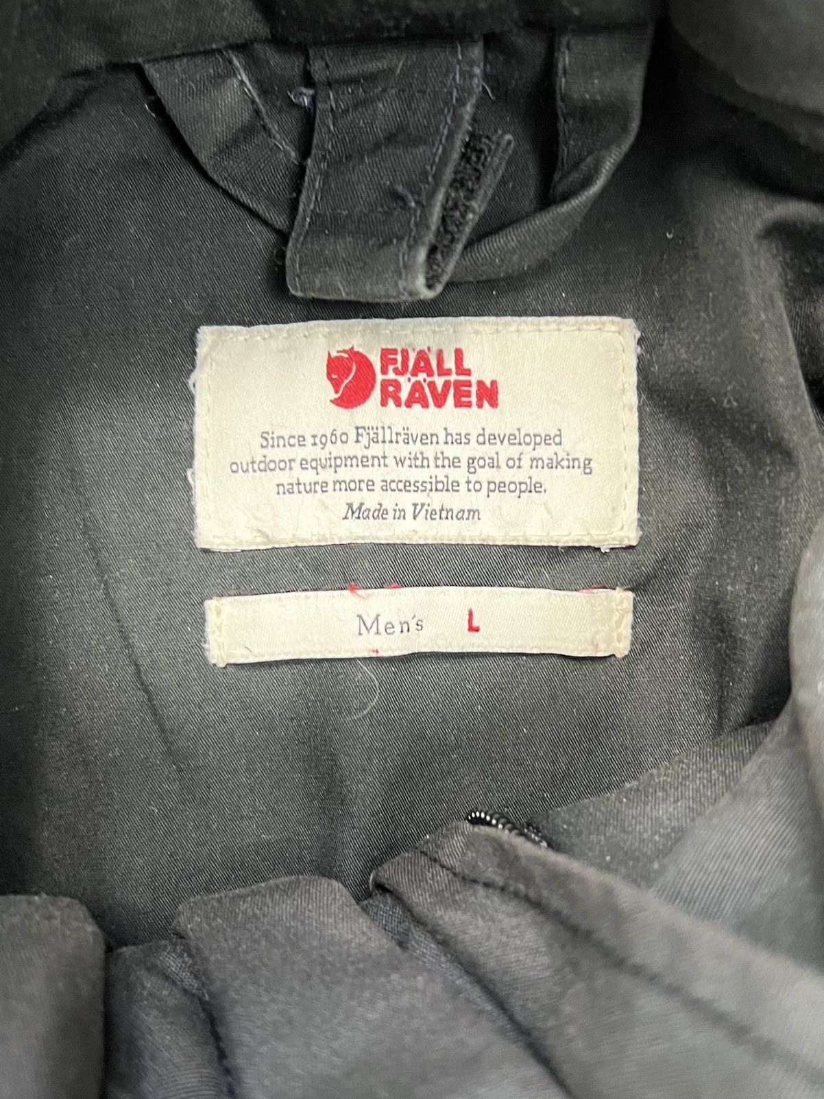 Fjallraven Jacket Fjallraven G-1000 Black Logo Size US L / EU 52-54 / 3 - 3 Thumbnail