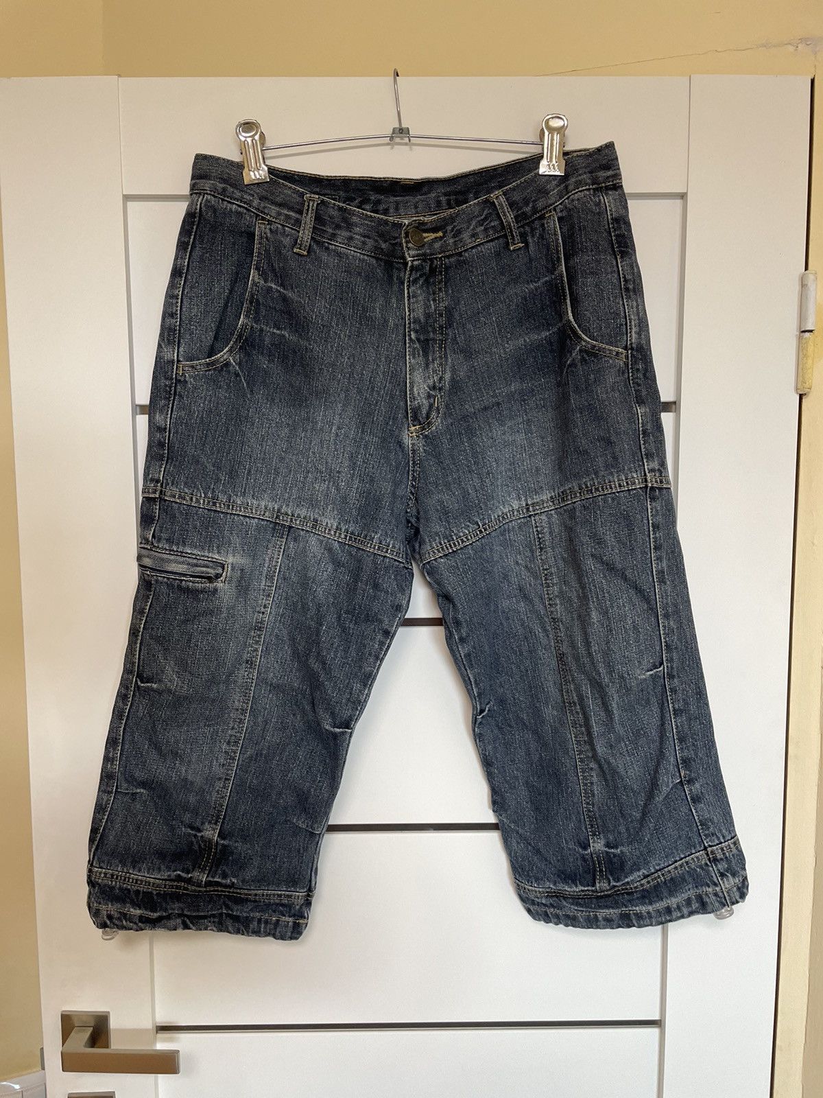 Vintage Rare💥Neighbourhood Y2K jeans shorts Size US 34 / EU 50 - 2 Thumbnail