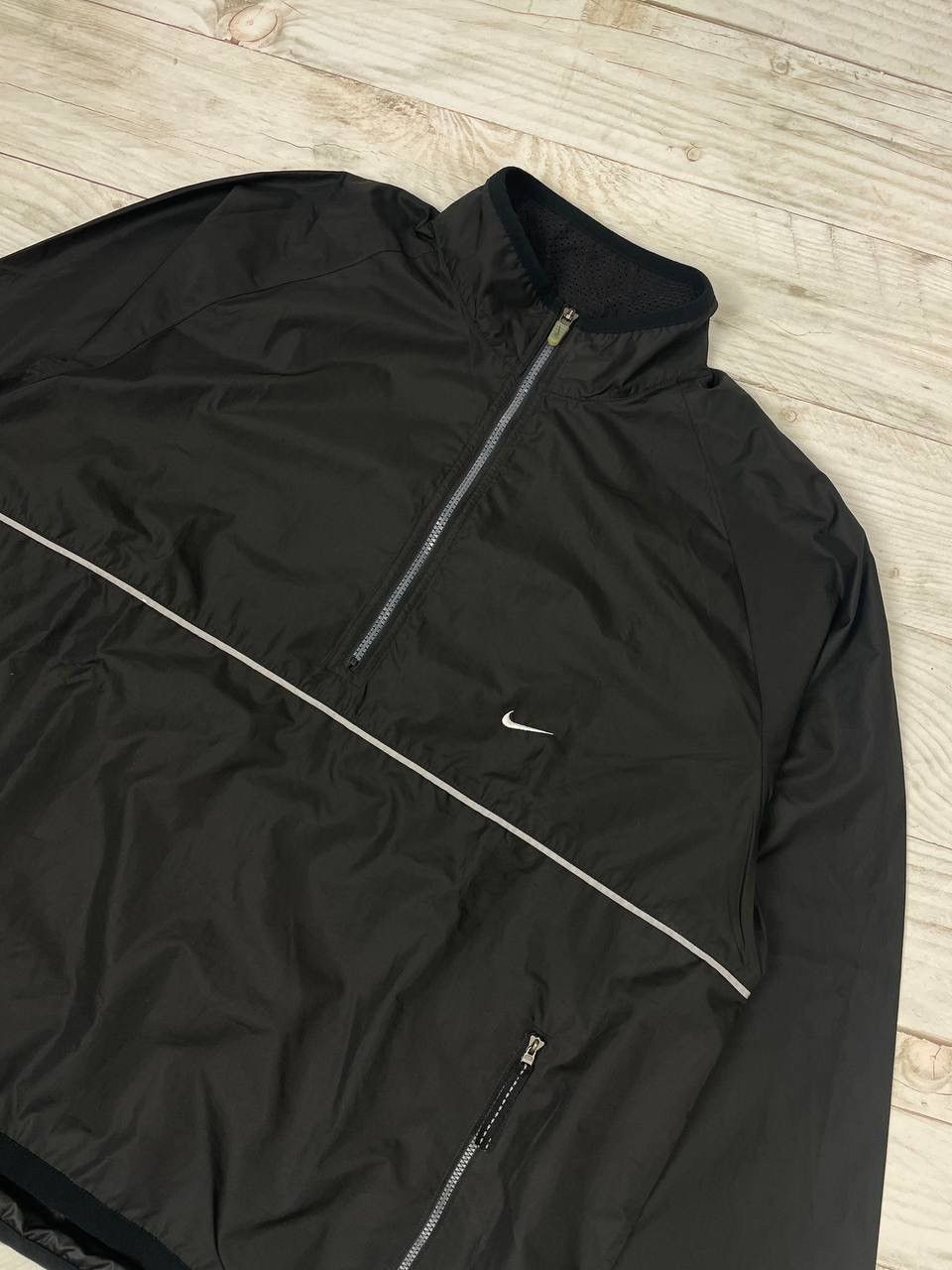 Nike × Vintage Vintage Nike Jacket Anorak Reflective 1/2 Zip Drill Y2K Size US XL / EU 56 / 4 - 5 Thumbnail