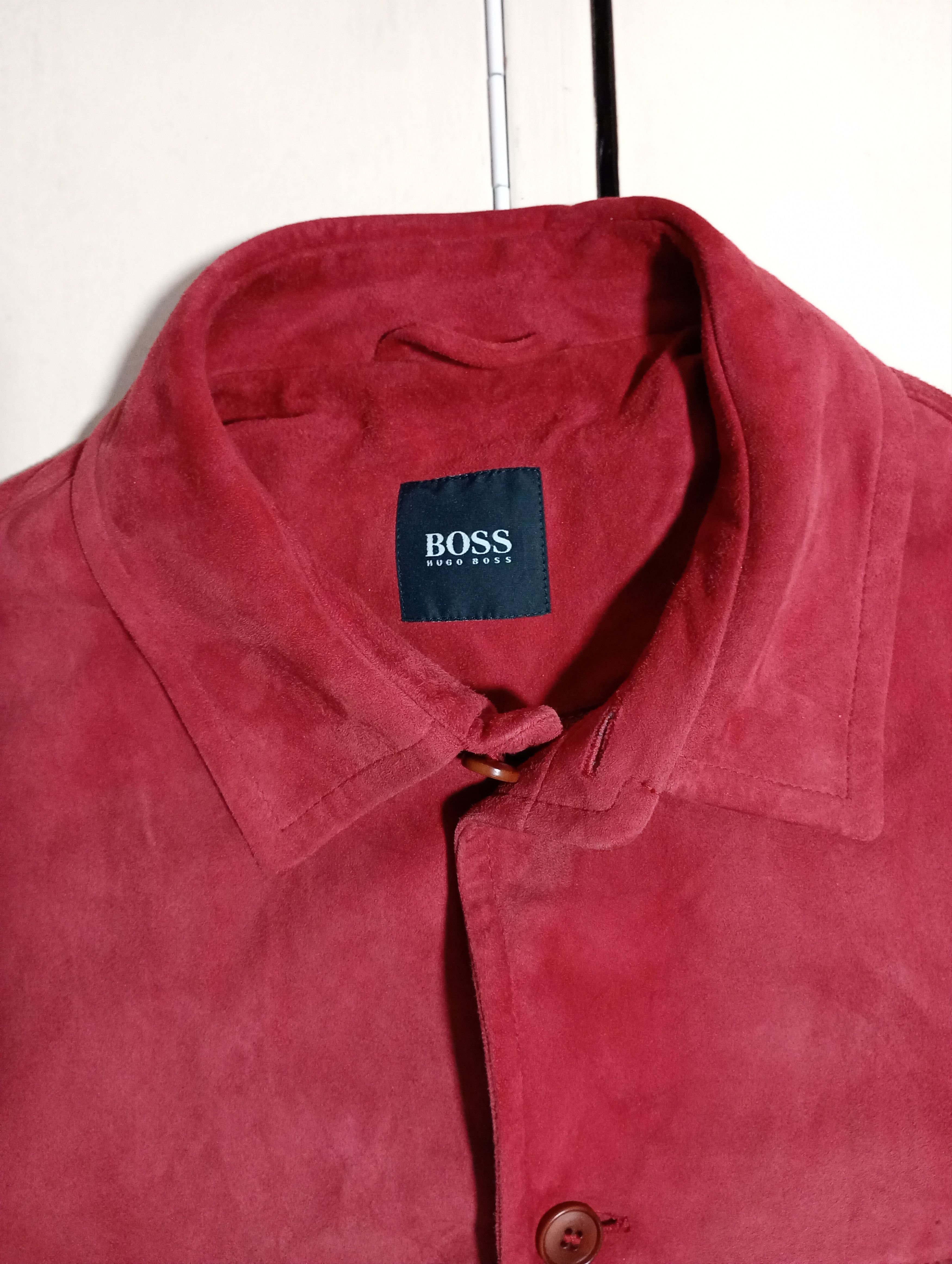Hugo Boss Hugo Boss Italian Goat Suede Overshirt Size US M / EU 48-50 / 2 - 7 Thumbnail