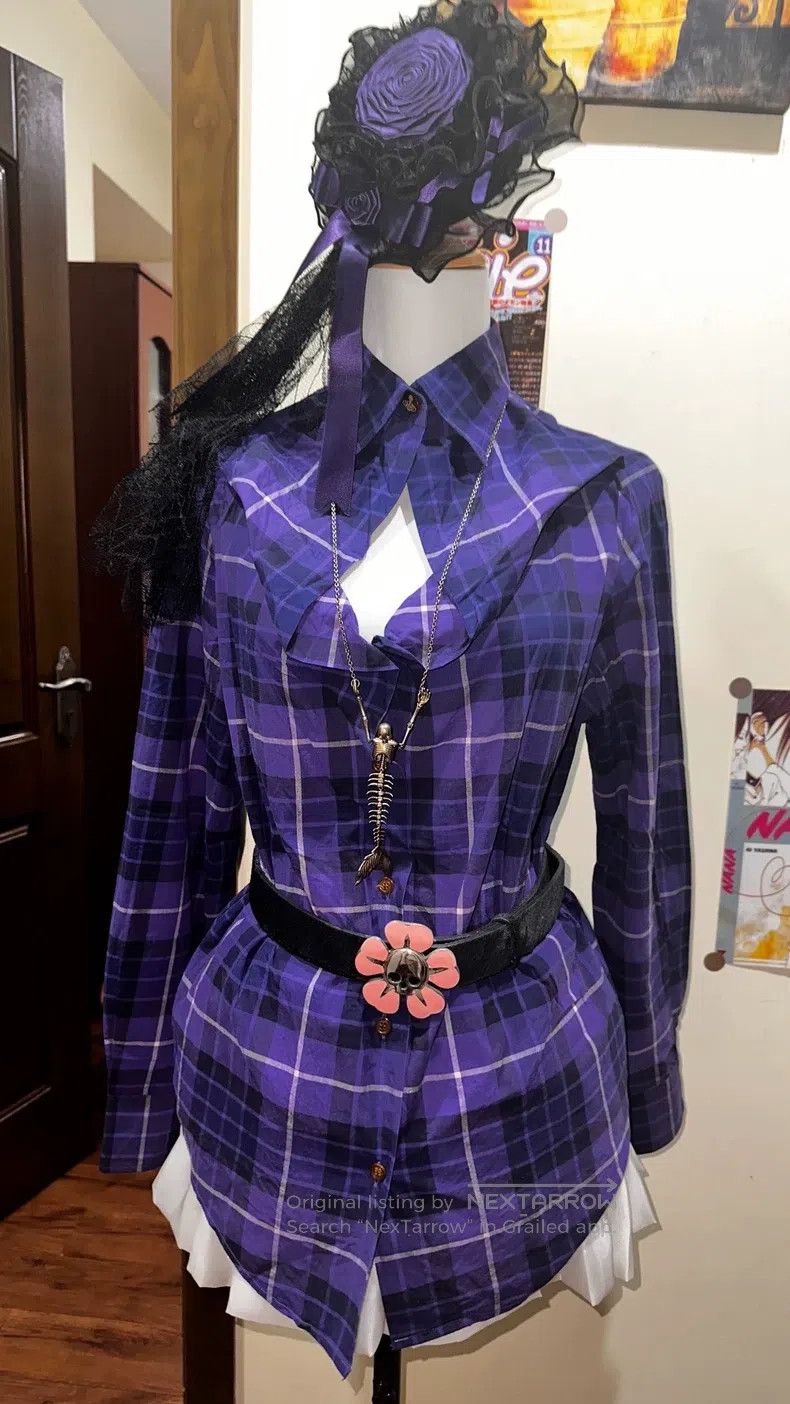 Vivienne Westwood Vivienne Westwood Purple and blue checkered shirt Size M / US 6-8 / IT 42-44 - 1 Thumbnail
