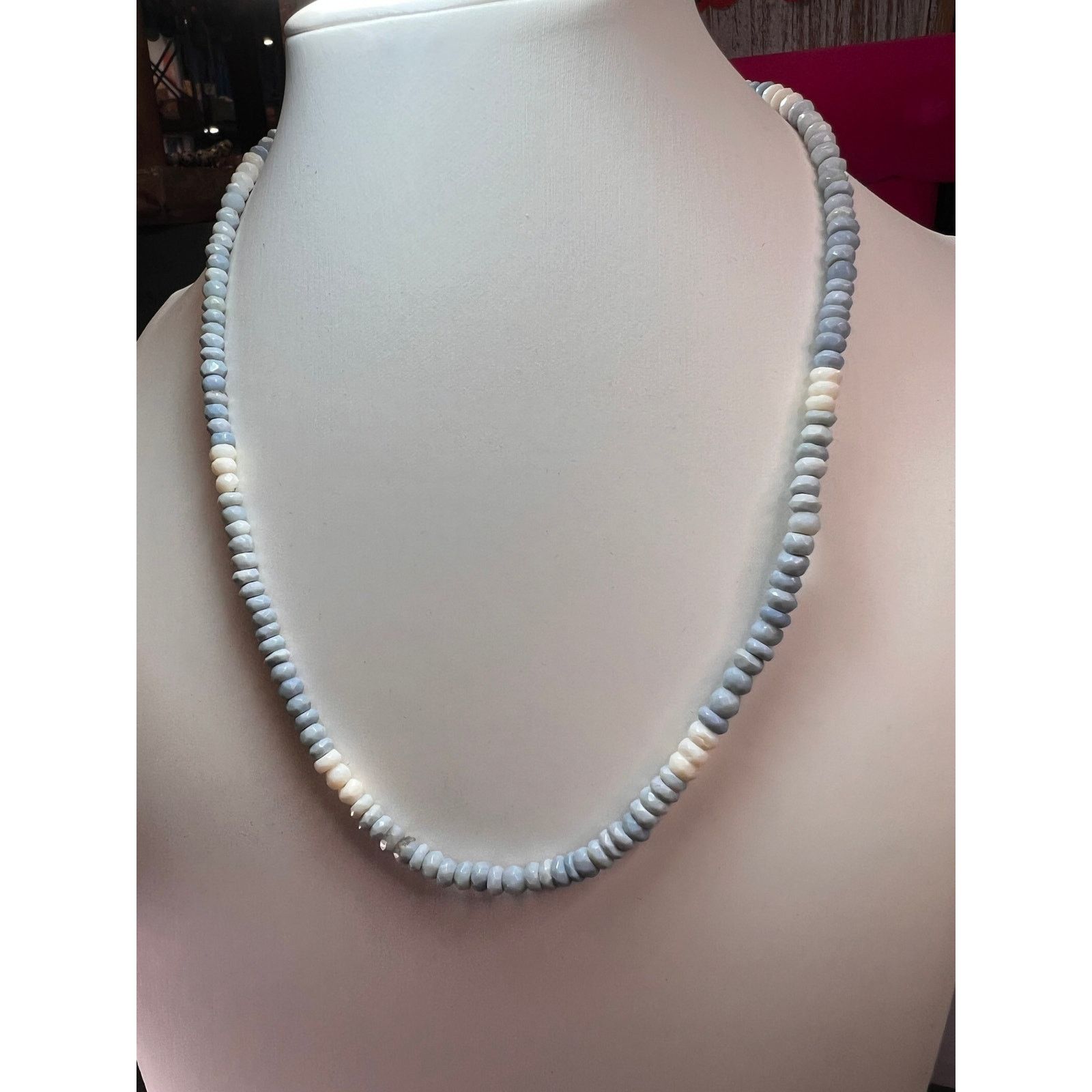 Other Shaded blue opal necklace with sterling silver clasp Size ONE SIZE - 10 Thumbnail