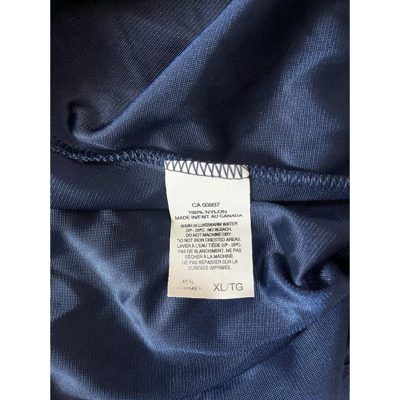 Vintage VINTAGE Saxon Basketball Jersey Mens XL NWOT 90s Canada Navy Maize White Tank Athletic Nylon Sleeveless Dazzle Size US XL / EU 56 / 4 - 4 Thumbnail