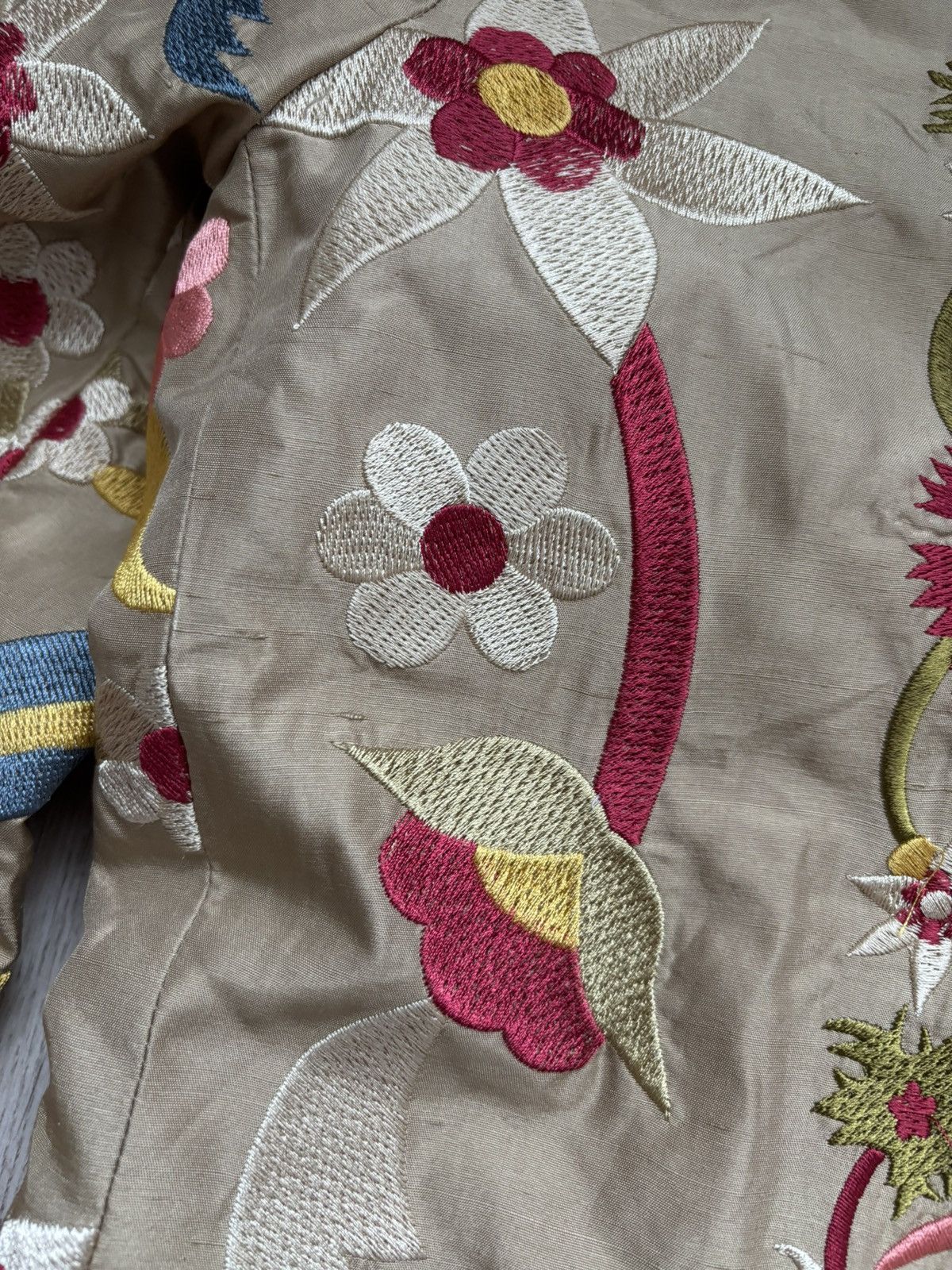 Johnny Was Biya Johnny Was 100% Silk Embroidered Blazer Jacket Rare Size S / US 4 / IT 40 - 9 Thumbnail