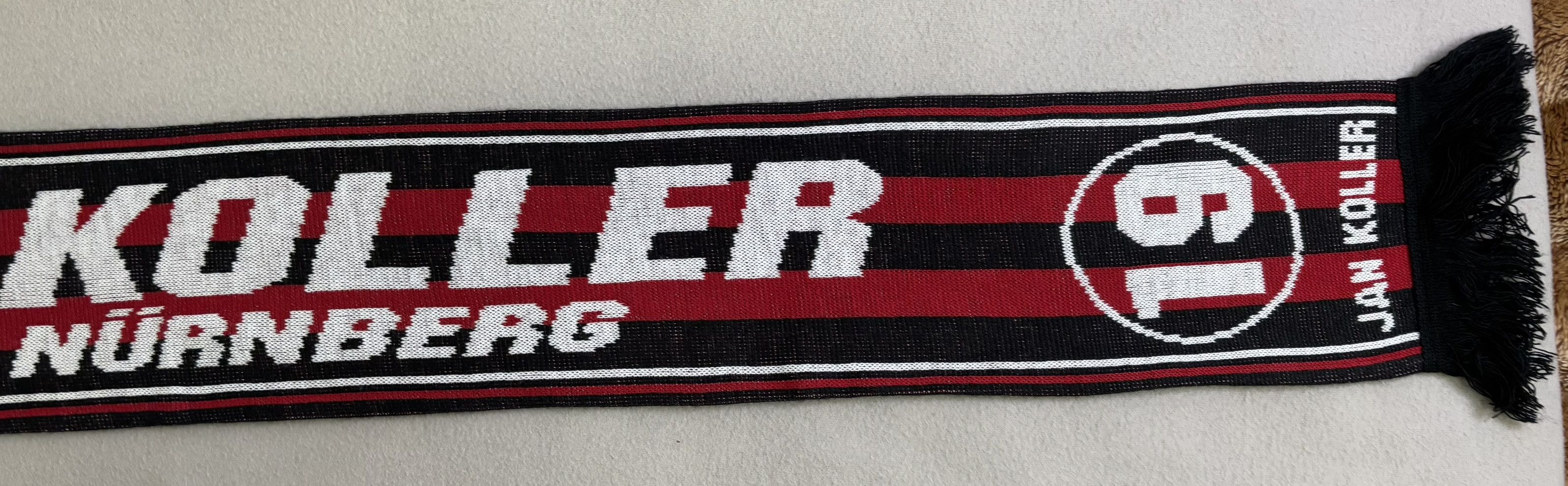 Vintage 1. FC Nurnberg Jan Koller #19 Scarf Size ONE SIZE - 4 Thumbnail