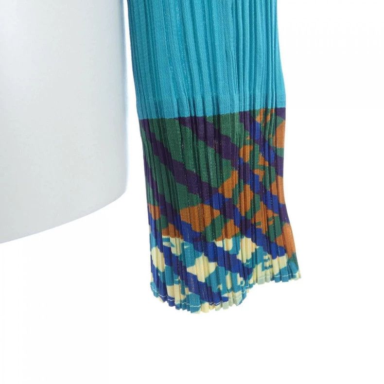 Issey Miyake Issey Miyake Mint blue graffiti shirt Size XL / US 12-14 / IT 48-50 - 4 Thumbnail