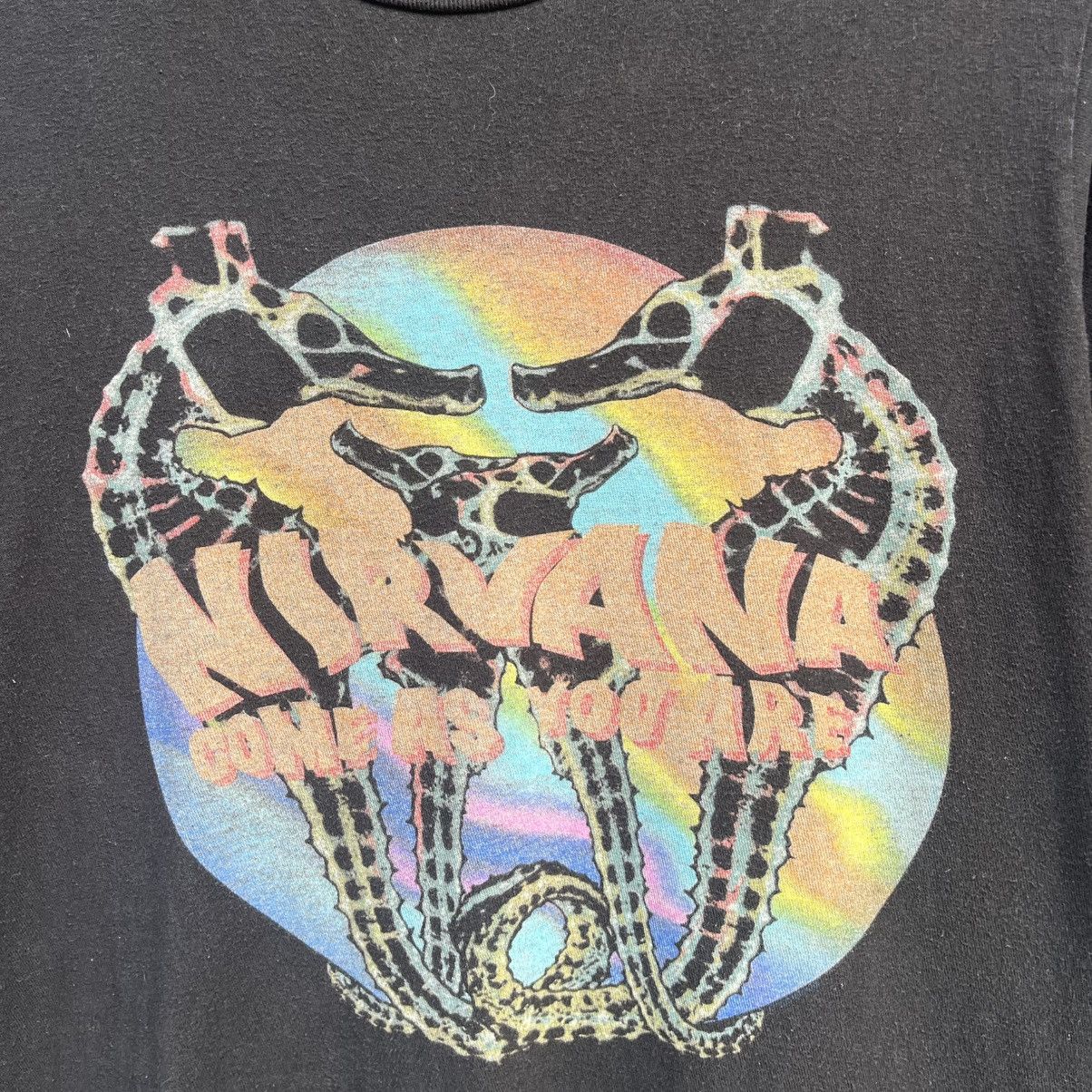Band Tees Thrashed Faded Vintage Nirvana Come as You Are Band Tee Size US M / EU 48-50 / 2 - 2 Thumbnail