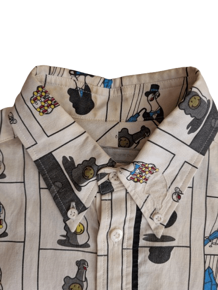 Number (N)ine NUMBER (N)INE SS02 MODERN AGE COMIC STRIP SHIRT Size US L / EU 52-54 / 3 - 17 Thumbnail