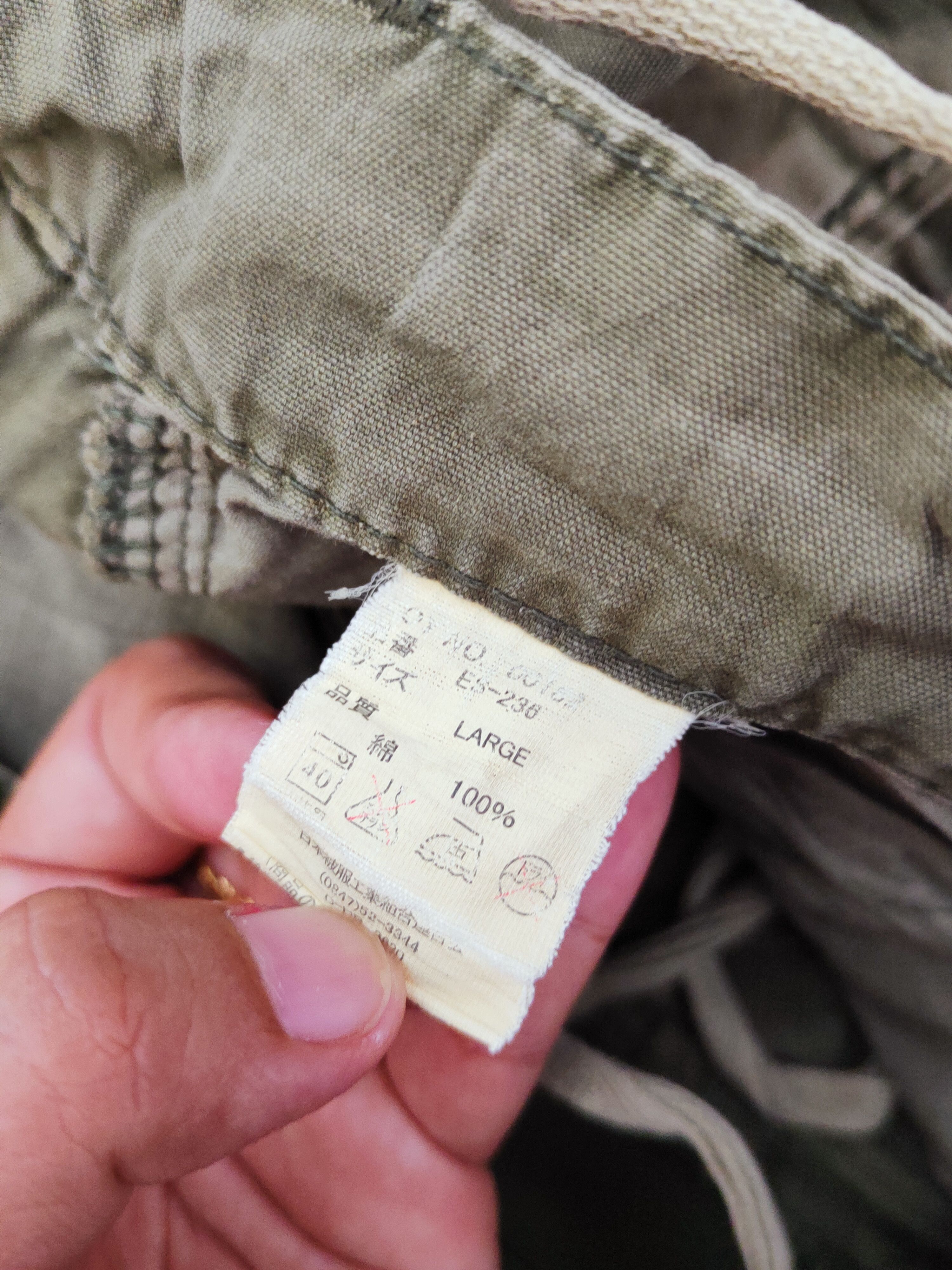 Japanese Brand Japanese Brand Green Faded Multipocket Cargo Pants #W846 Size US 32 / EU 48 - 12 Thumbnail