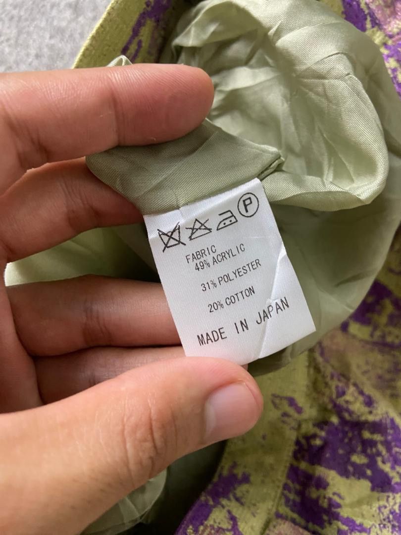 Japanese Brand Ylang Ylang Brand Abstract Mini Skirt (193) Size 22" - 5 Thumbnail