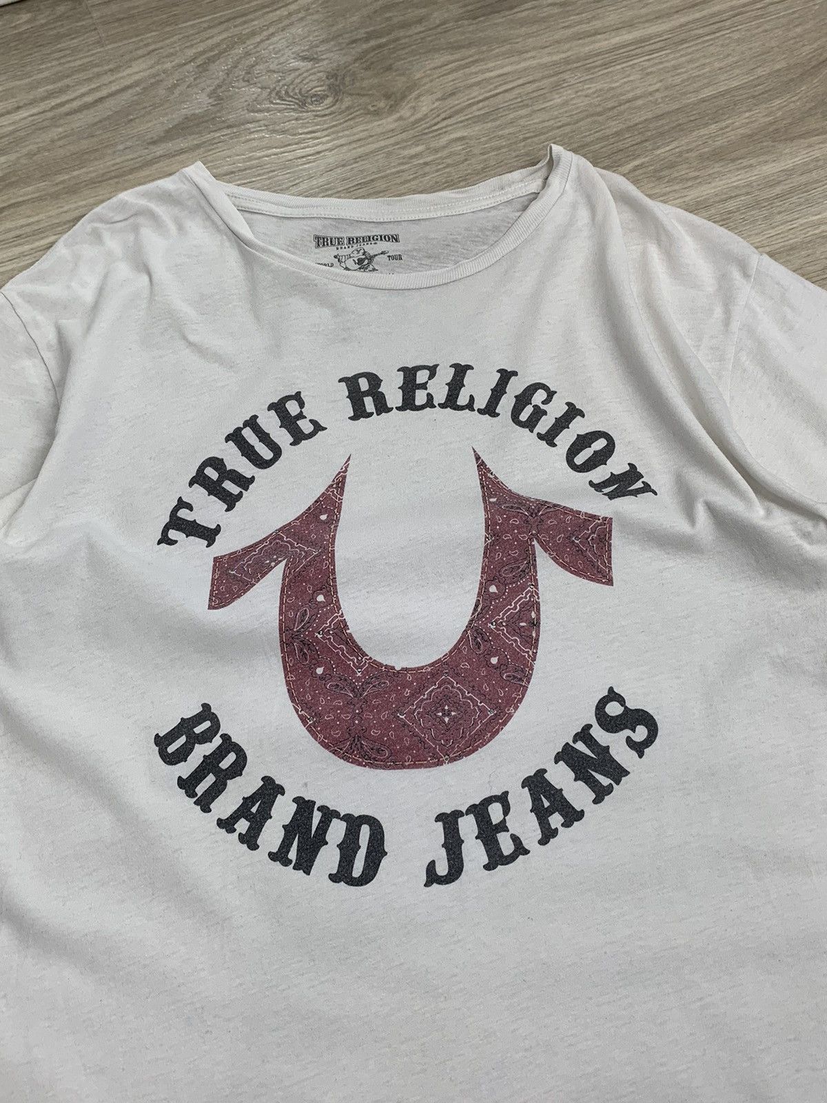 True Religion Treue Religion White T-Shirt Big Logo Size:L Size US L / EU 52-54 / 3 - 4 Thumbnail