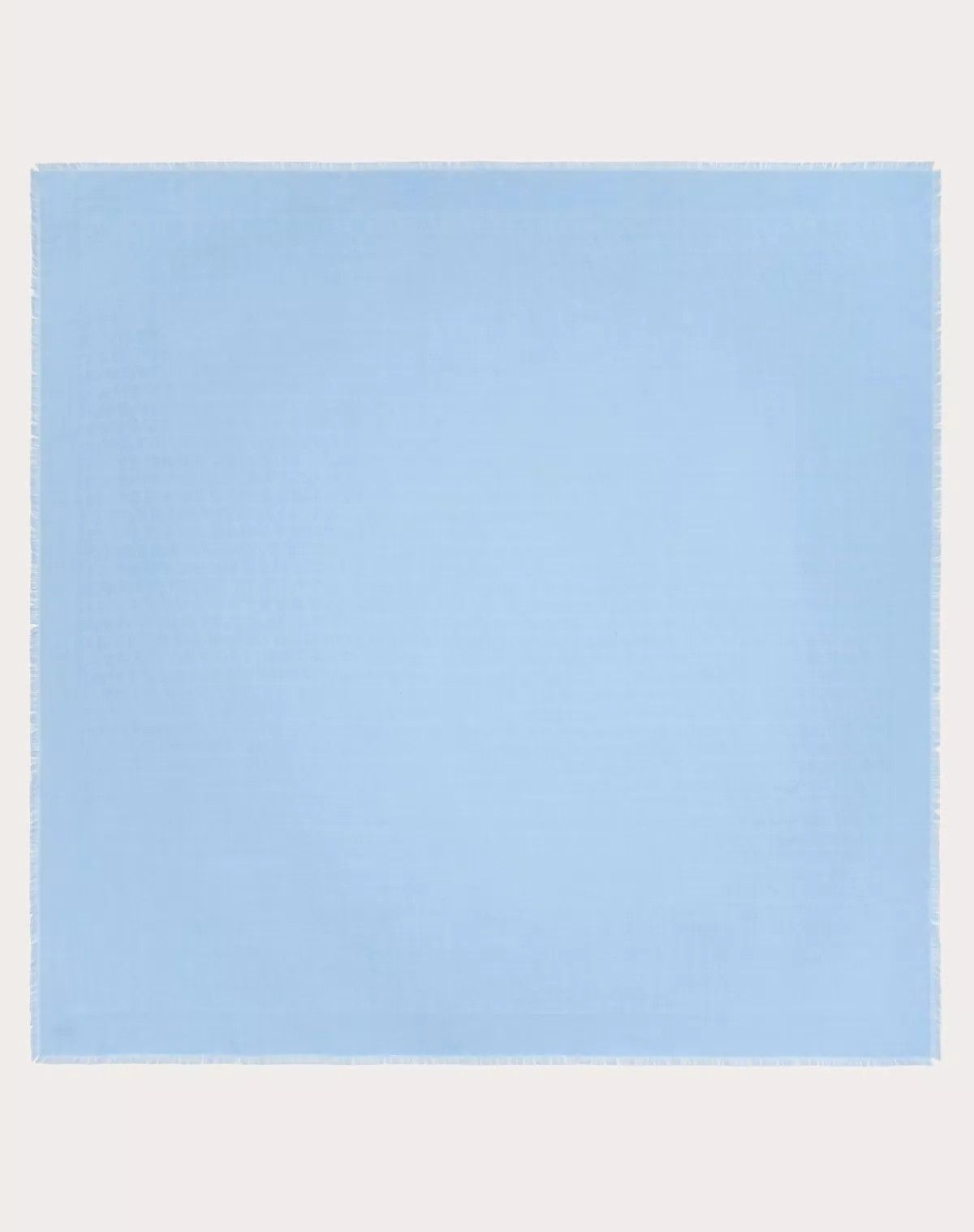 Valentino oc11z0725 Size:OS/Iconographe Wool And Silk Shawl in Blue Size ONE SIZE - 1 Thumbnail
