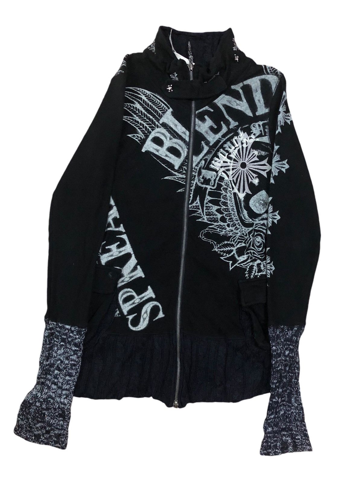 Affliction × If Six Was Nine × Japanese Brand Glitz Punk rockabilly Jacket Size S / US 4 / IT 40 - 2 Thumbnail