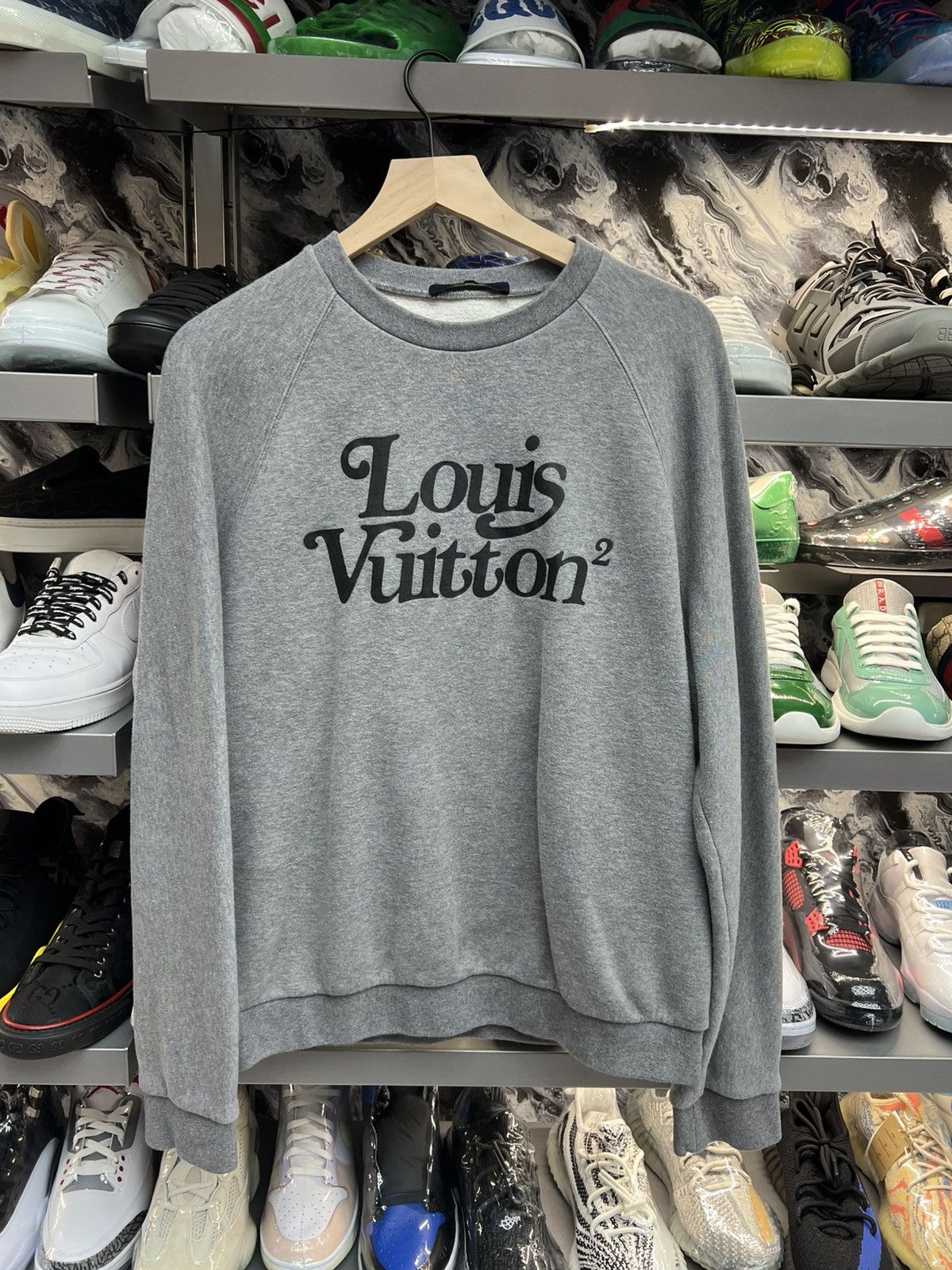 Louis Vuitton Louis Vuitton Grey Nigo Sweater Size US M / EU 48-50 / 2 - 1 Thumbnail