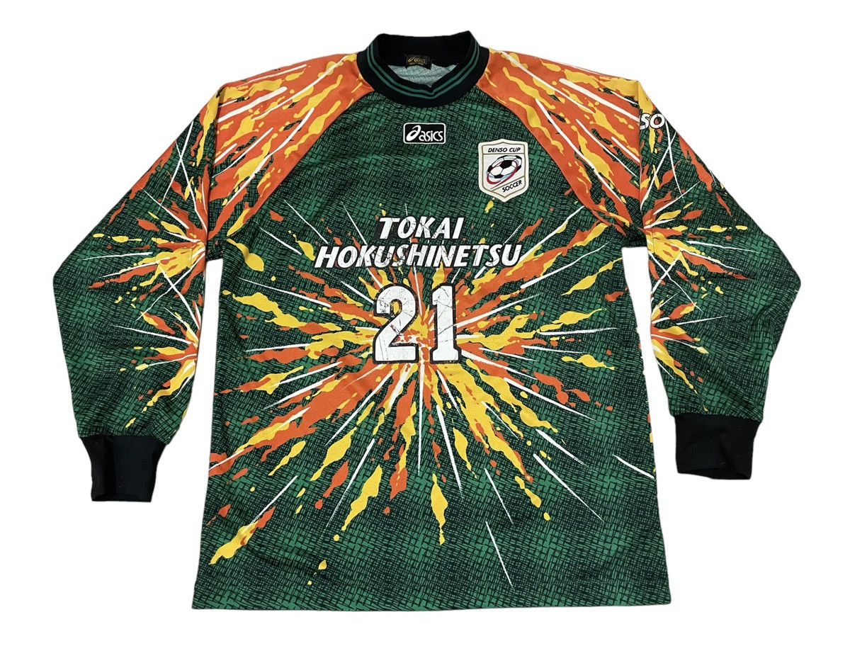 Asics × Vintage 🔥Rare🔥 Vtg Goalkeeper Jersey by Asics Denso Cup Soccer Size US M / EU 48-50 / 2 - 1 Thumbnail