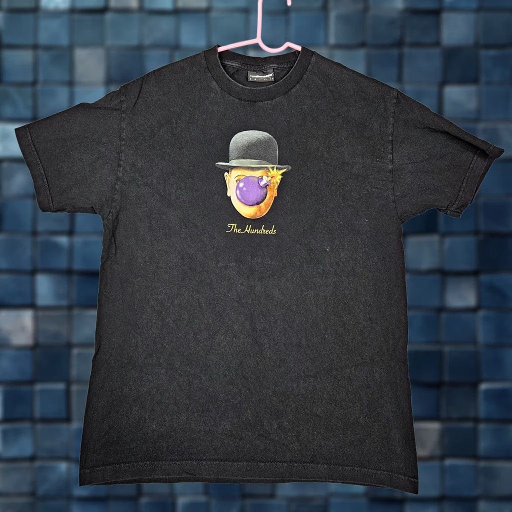 The Hundreds The Hundreds Black Bowler Hat Bomb Tee L Crew Neck Cotton Jersey Logo Short Sleeve Men T-Shirt Vintage? No Size ONE SIZE - 1 Thumbnail