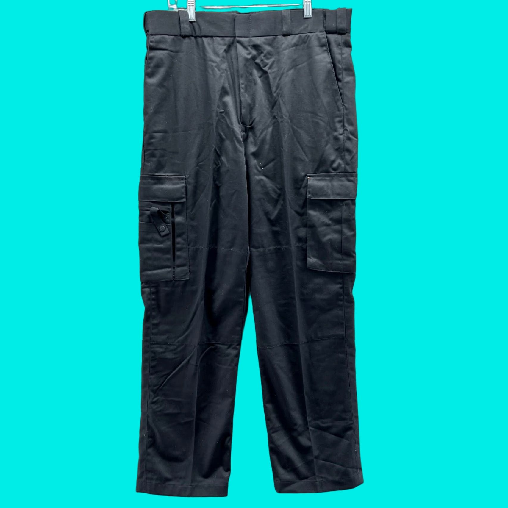 Vintage Tact Squad Pants Men 36 Regular Black Polyester Cargo Casual Police new Size US 36 / EU 52 - 1 Thumbnail