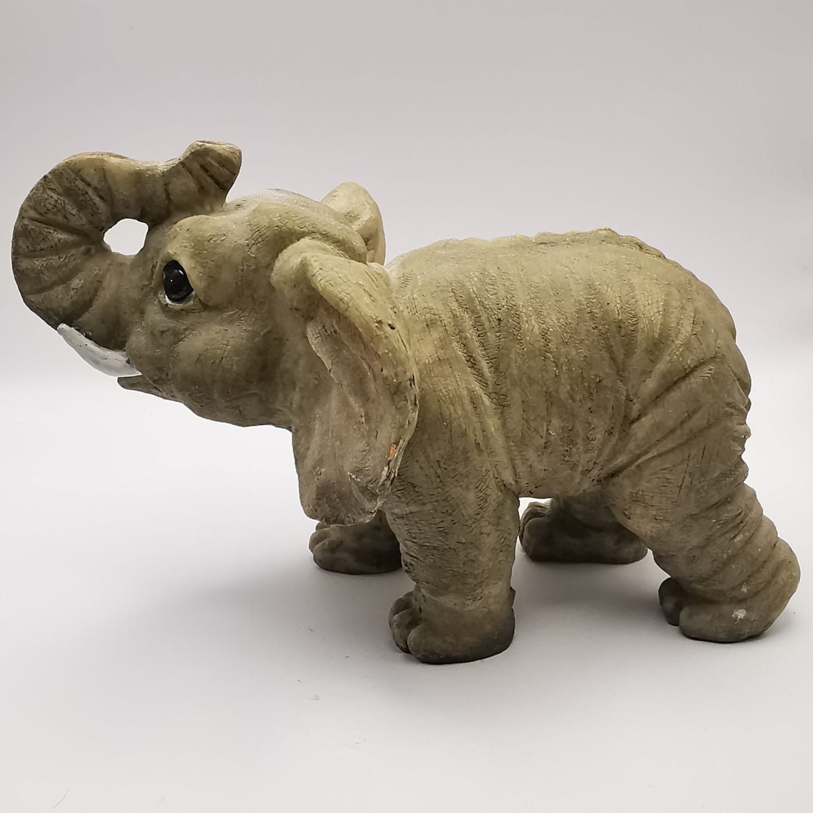 Vintage 80s Vintage Very Rare Collectible Elephant Figurine 359g Size ONE SIZE - 3 Thumbnail