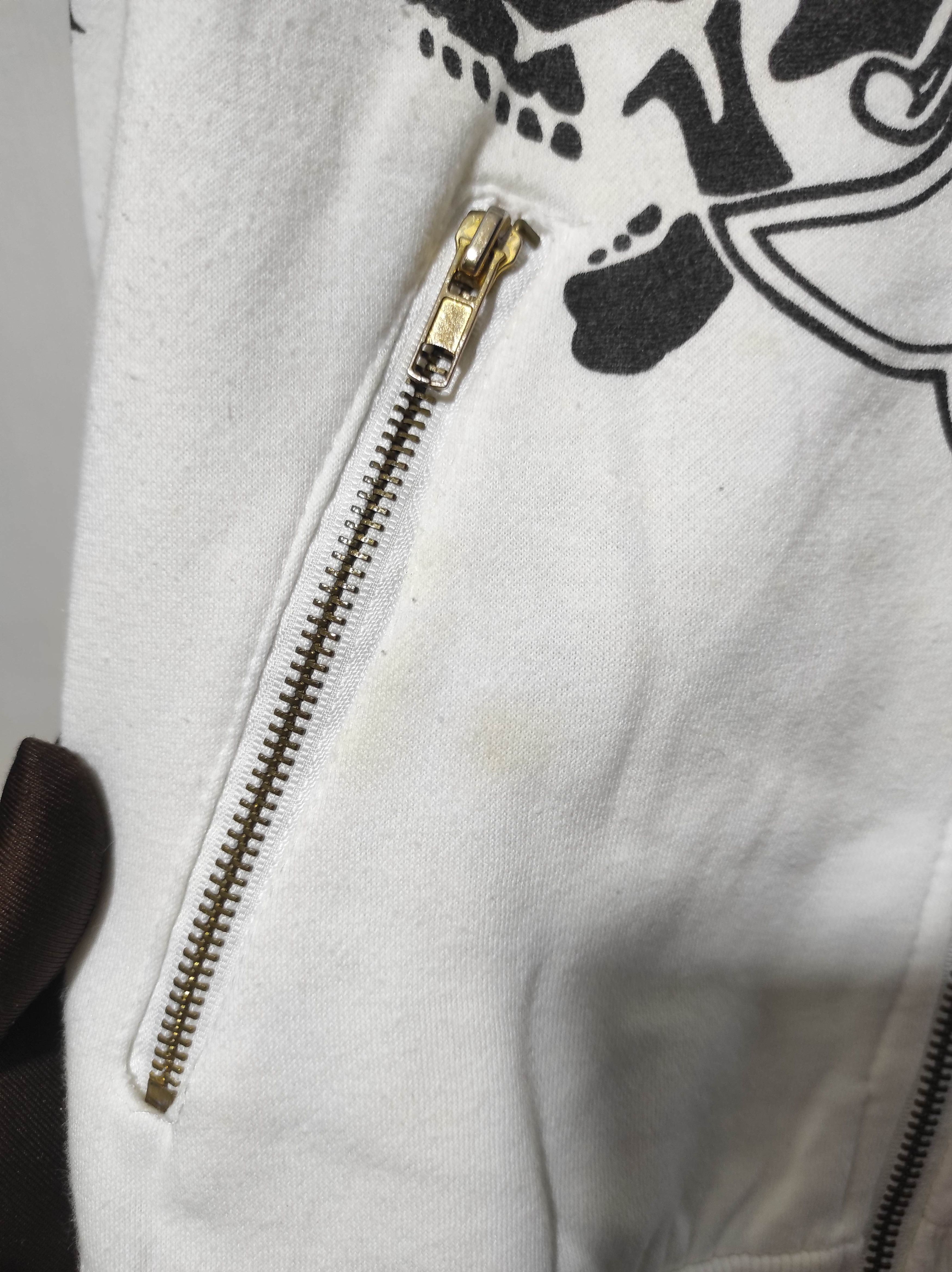 14th Addiction DWhite Zip Fur Ninja Hoodie Inspired Chrome Hearts Cross Size US S / EU 44-46 / 1 - 13 Thumbnail