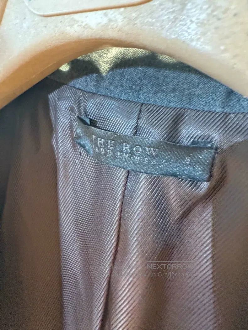 The Row The Row Classic Grey Jacket Size S / US 4 / IT 40 - 2 Thumbnail