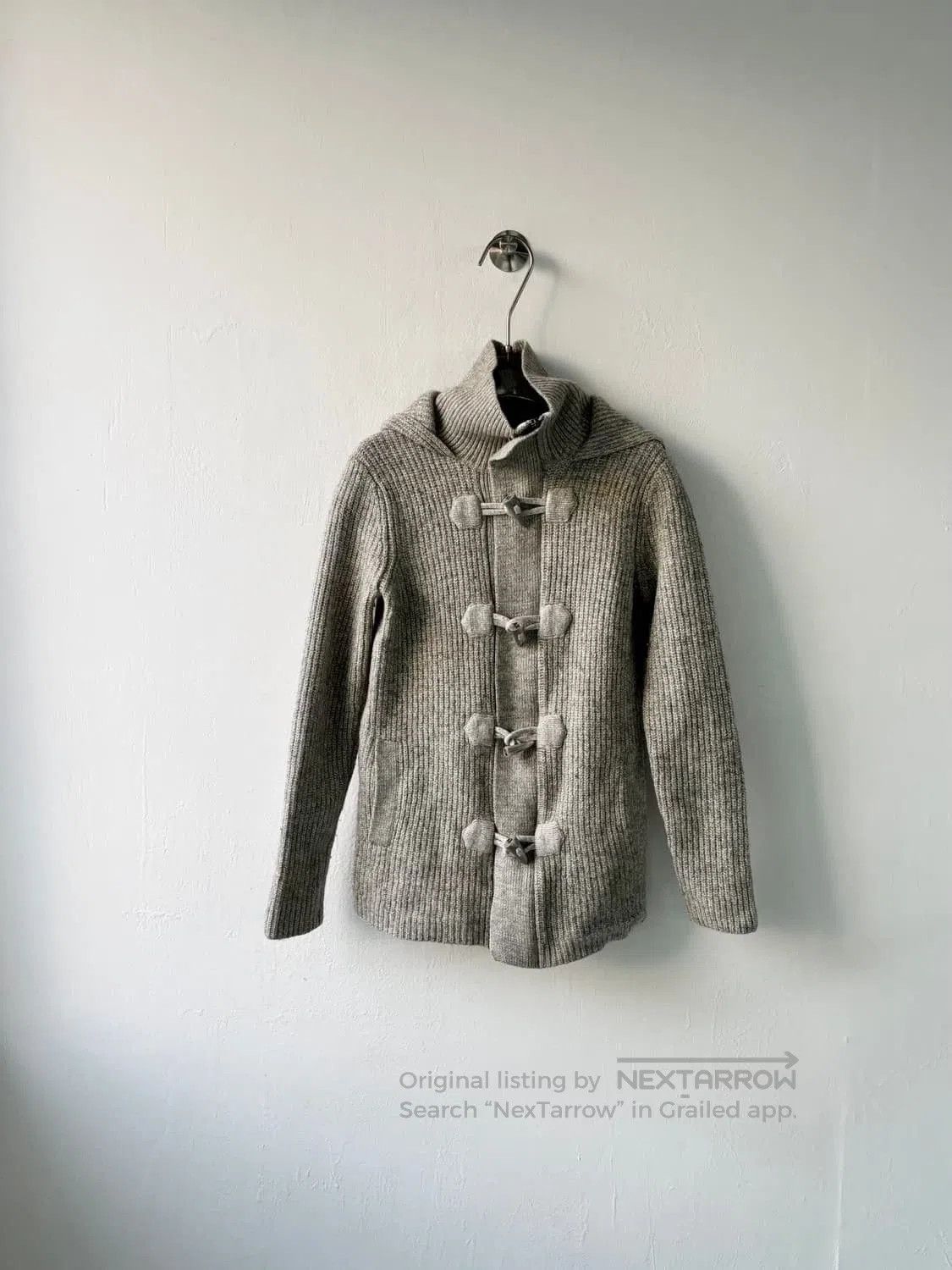 Armani Armani Vintage Knit Hooded Jacket. Size M / US 6-8 / IT 42-44 - 4 Thumbnail