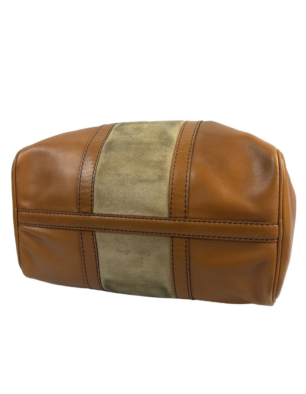 Dior Dior Suede Leather Boston Bag Size ONE SIZE - 3 Thumbnail