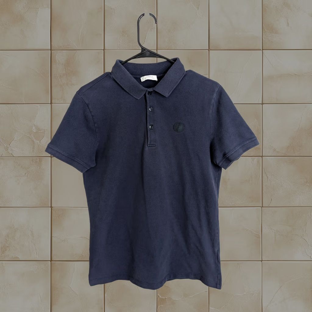 Versace Versace Polo Shirt Men's Small Blue Short Sleeve Casual Preppy Stretch Cotton Size US S / EU 44-46 / 1 - 1 Thumbnail
