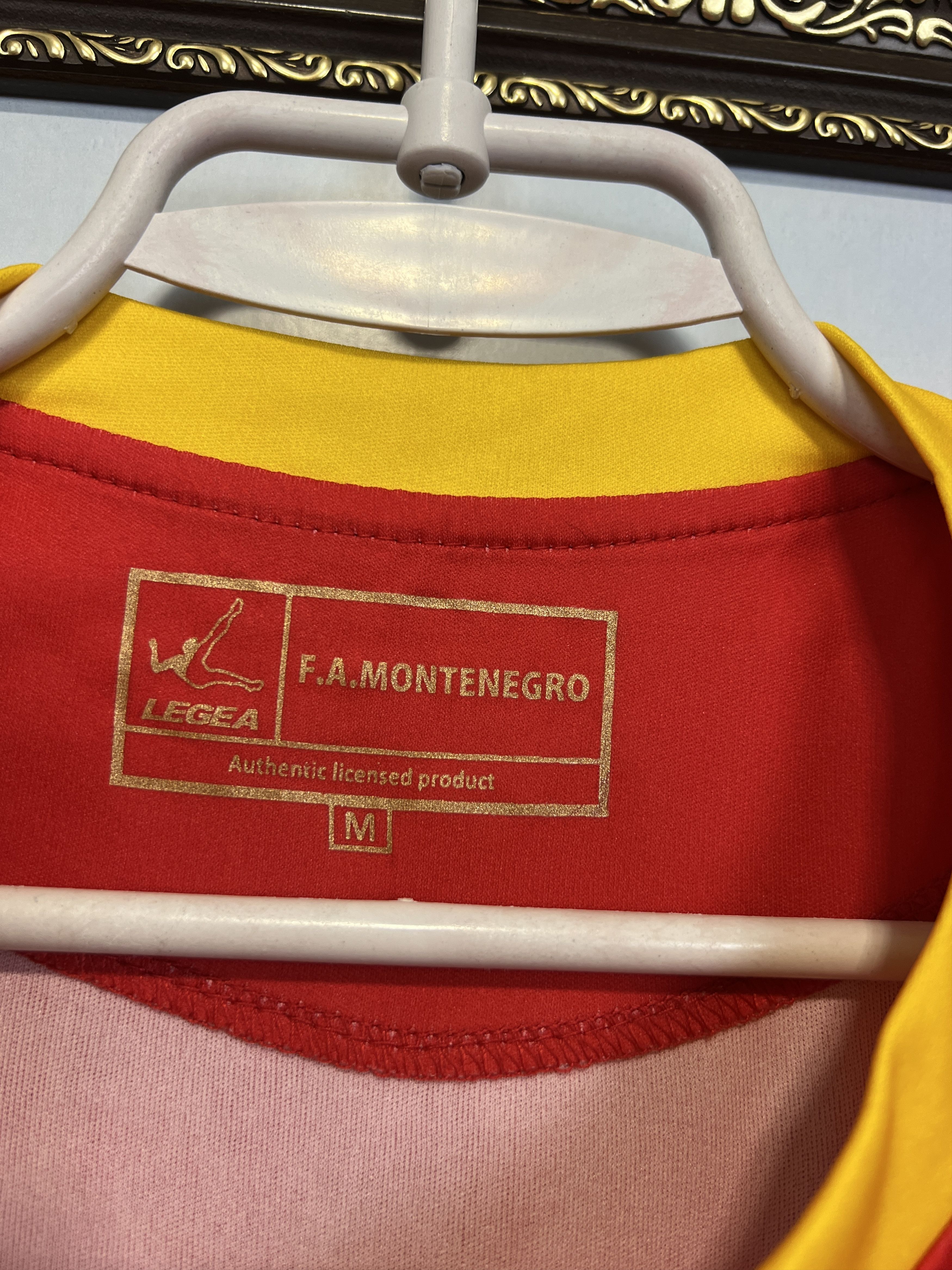 Vintage Montenegro Home football shirt Soccer National Jersey Trikot Size US M / EU 48-50 / 2 - 7 Thumbnail