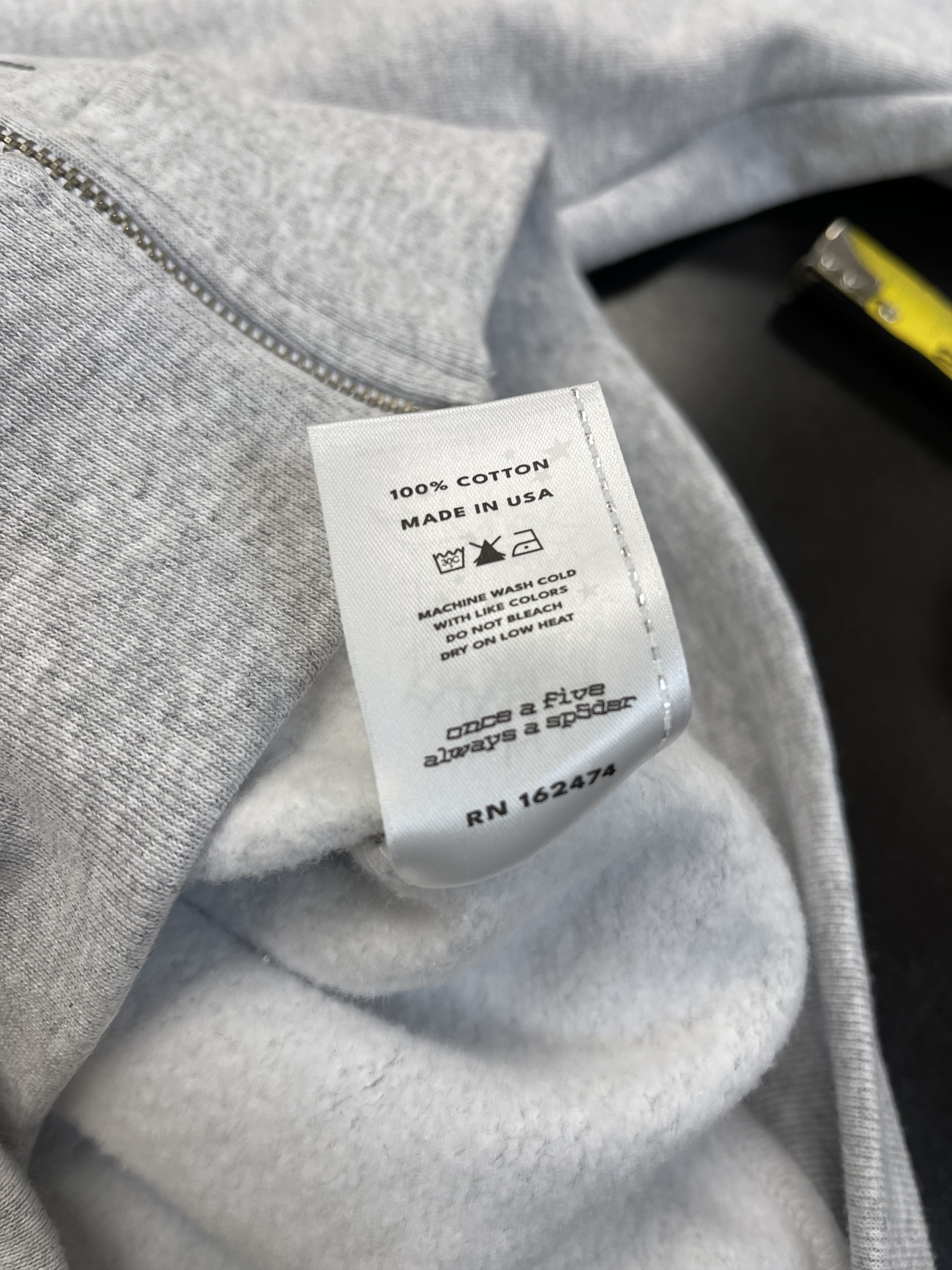 Sp5der Sp5der Atlanta Full Zip Hoodie Heather Grey Size US S / EU 44-46 / 1 - 4 Thumbnail