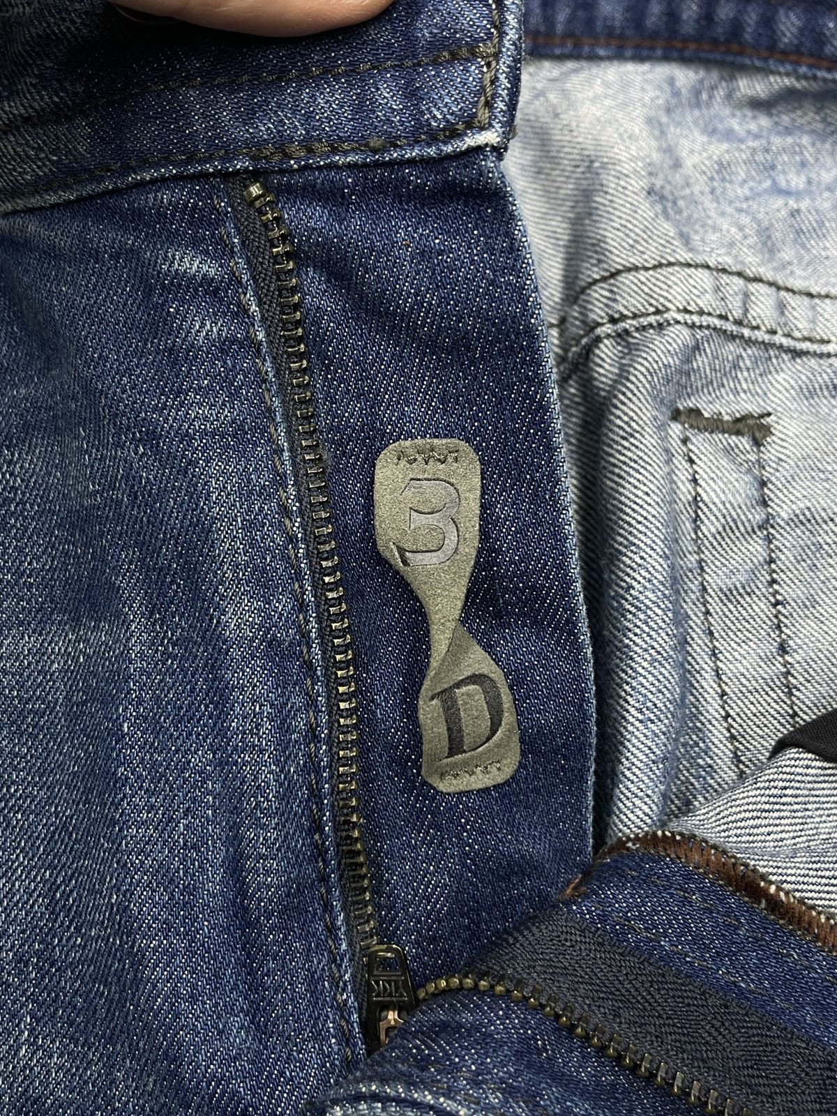 Diesel Mens Diesel Thavar Denim Jeans Blue Y2K Size US 32 / EU 48 - 13 Thumbnail