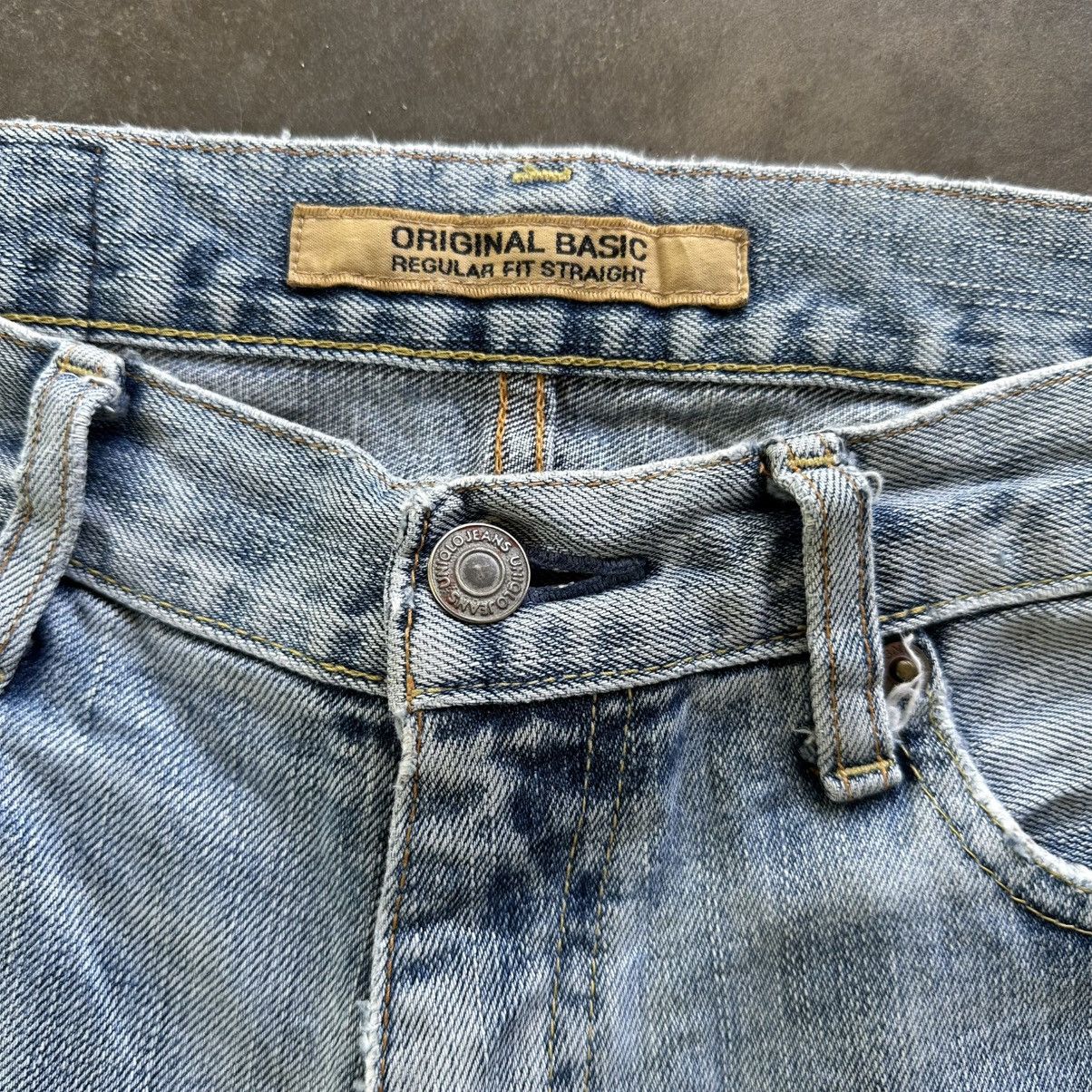 Japanese Brand Vintage Japanese Distressed Faded Denim Jean Pant W30 Size US 30 / EU 46 - 4 Thumbnail