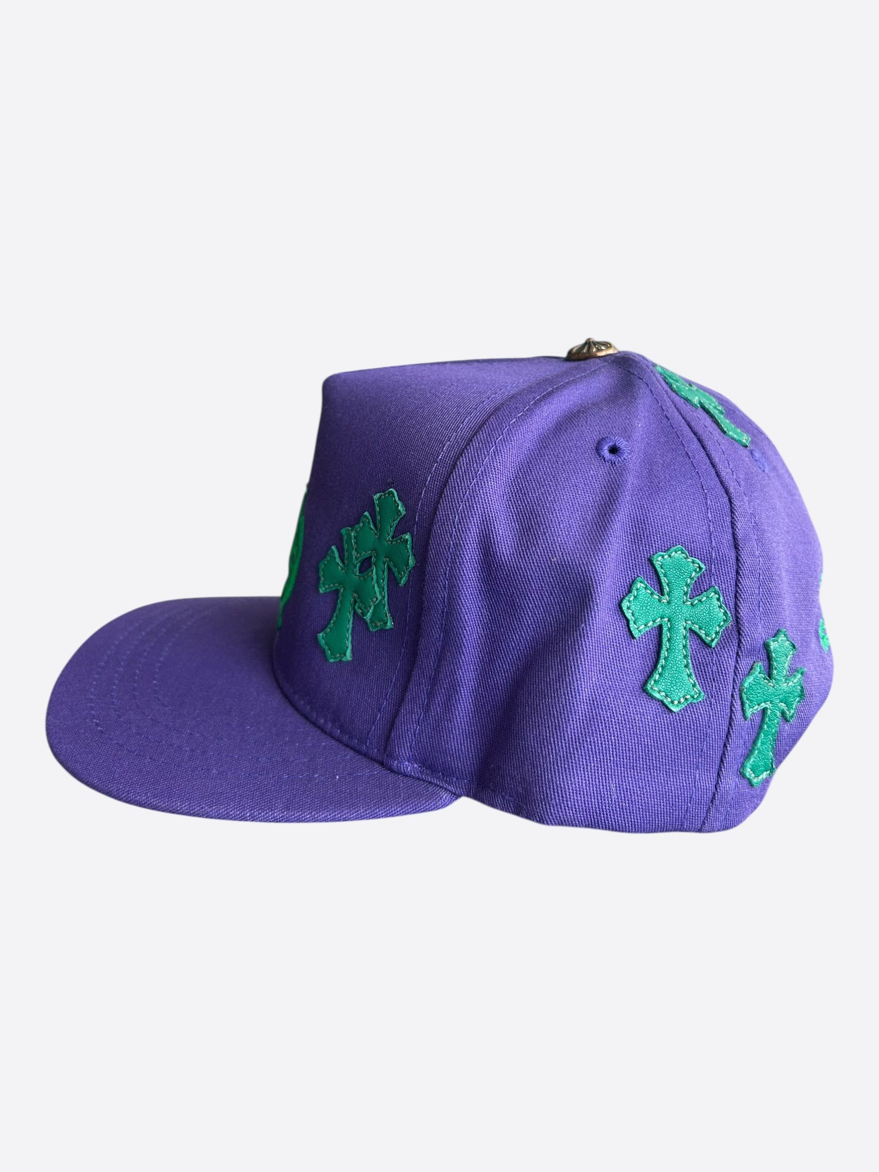 Chrome Hearts Chrome Hearts Purple & Green Cross Patch Hat Size ONE SIZE - 4 Thumbnail
