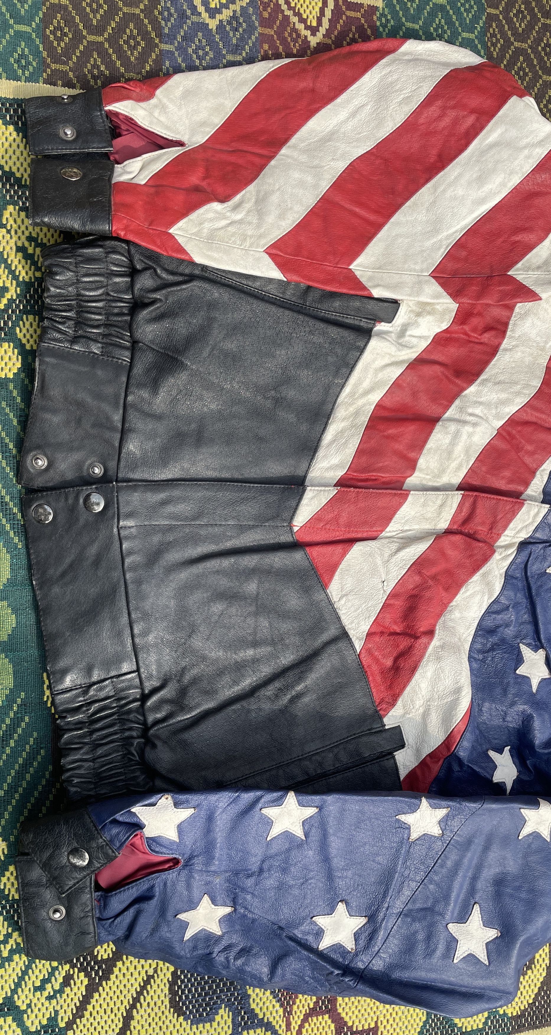 Other Vintage Leather Jacket Size US L / EU 52-54 / 3 - 3 Thumbnail