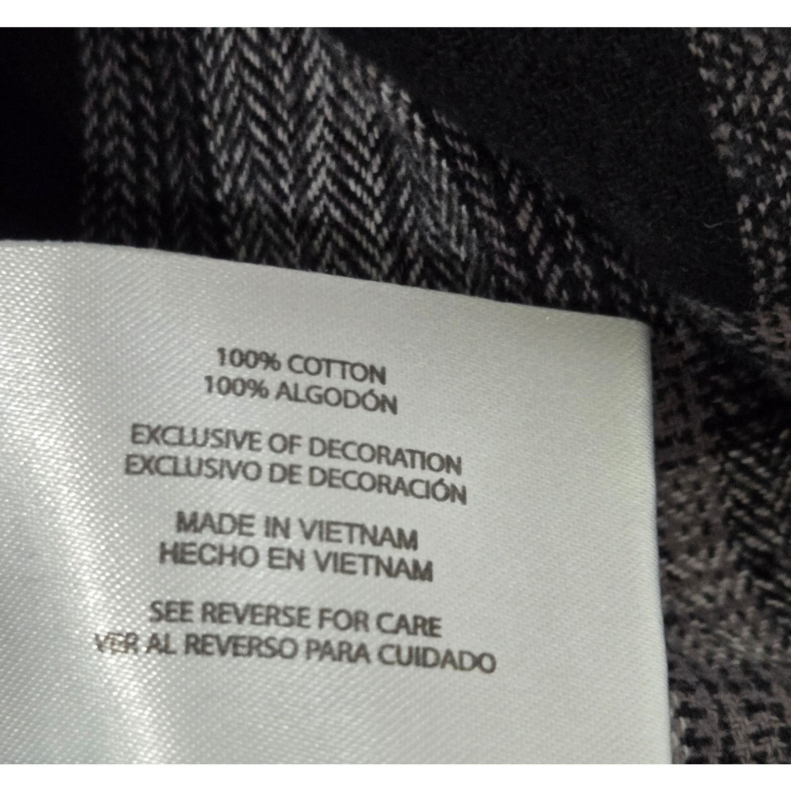 Other Eddie Bauer Black Gray Plaid Button Flannel Men's Shirt XL Size US XL / EU 56 / 4 - 4 Thumbnail