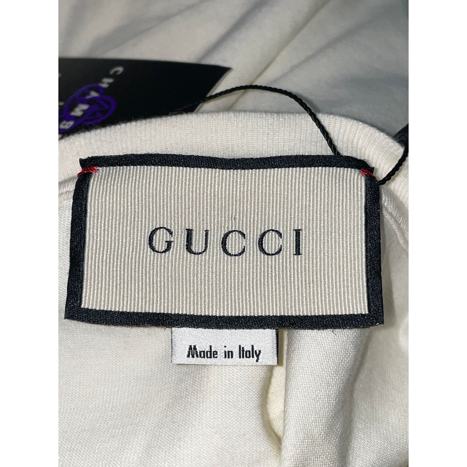 Gucci Gucci Tennis Logo Cream Tee Size US XL / EU 56 / 4 - 4 Thumbnail