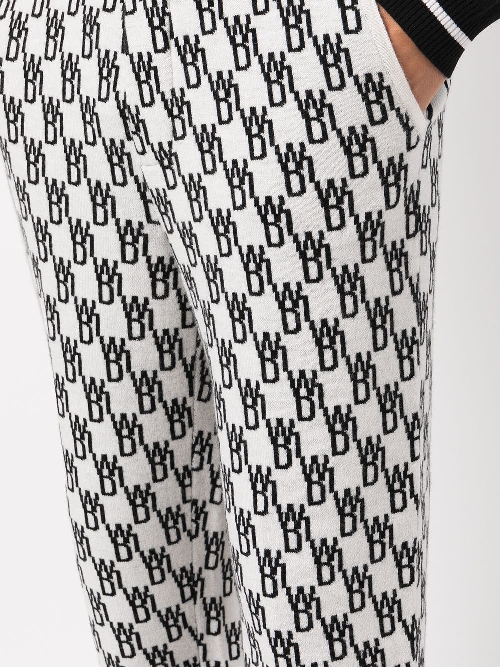 WE11DONE o1mris0824 Jacquard Trouser in Ivory Size US 30 / EU 46 - 8 Thumbnail