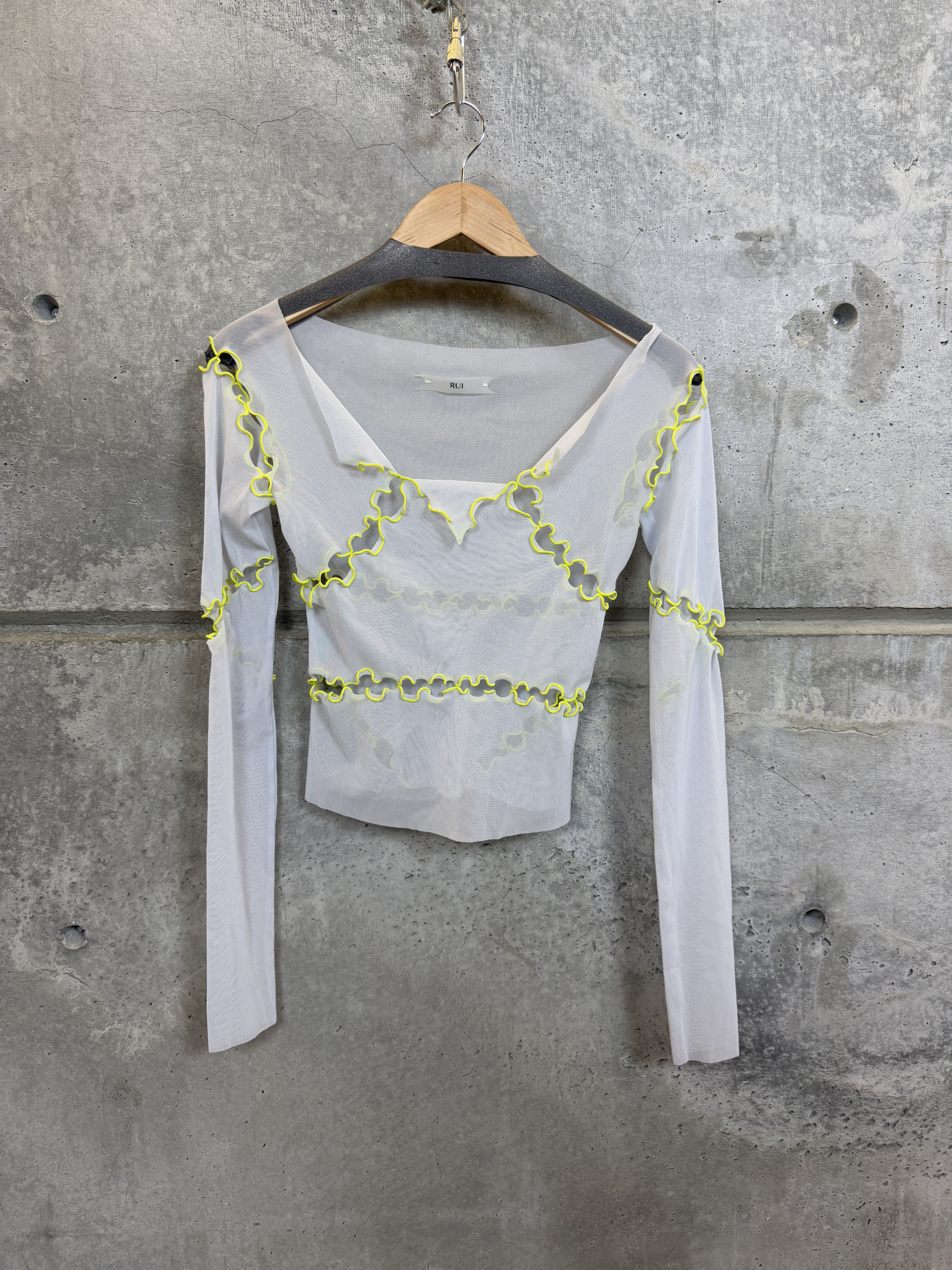 RUIbuilt $400 RUI Mesh Long-Sleeve T-Shirt Size S / US 4 / IT 40 - 6 Thumbnail