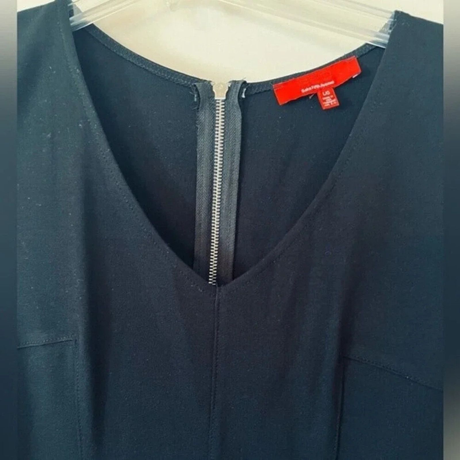Saks Fifth Avenue RED Saks Fifth Avenue knee length dress, size Largei Size L / US 10 / IT 46 - 3 Thumbnail
