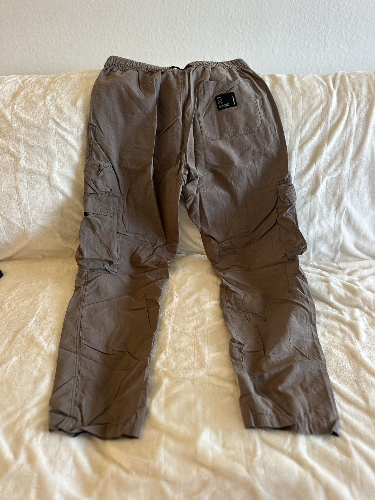 Urban Outfitters Urban Outfitters Grey Tan Jogger Tactical Pants with Pockets Size US 32 / EU 48 - 5 Thumbnail