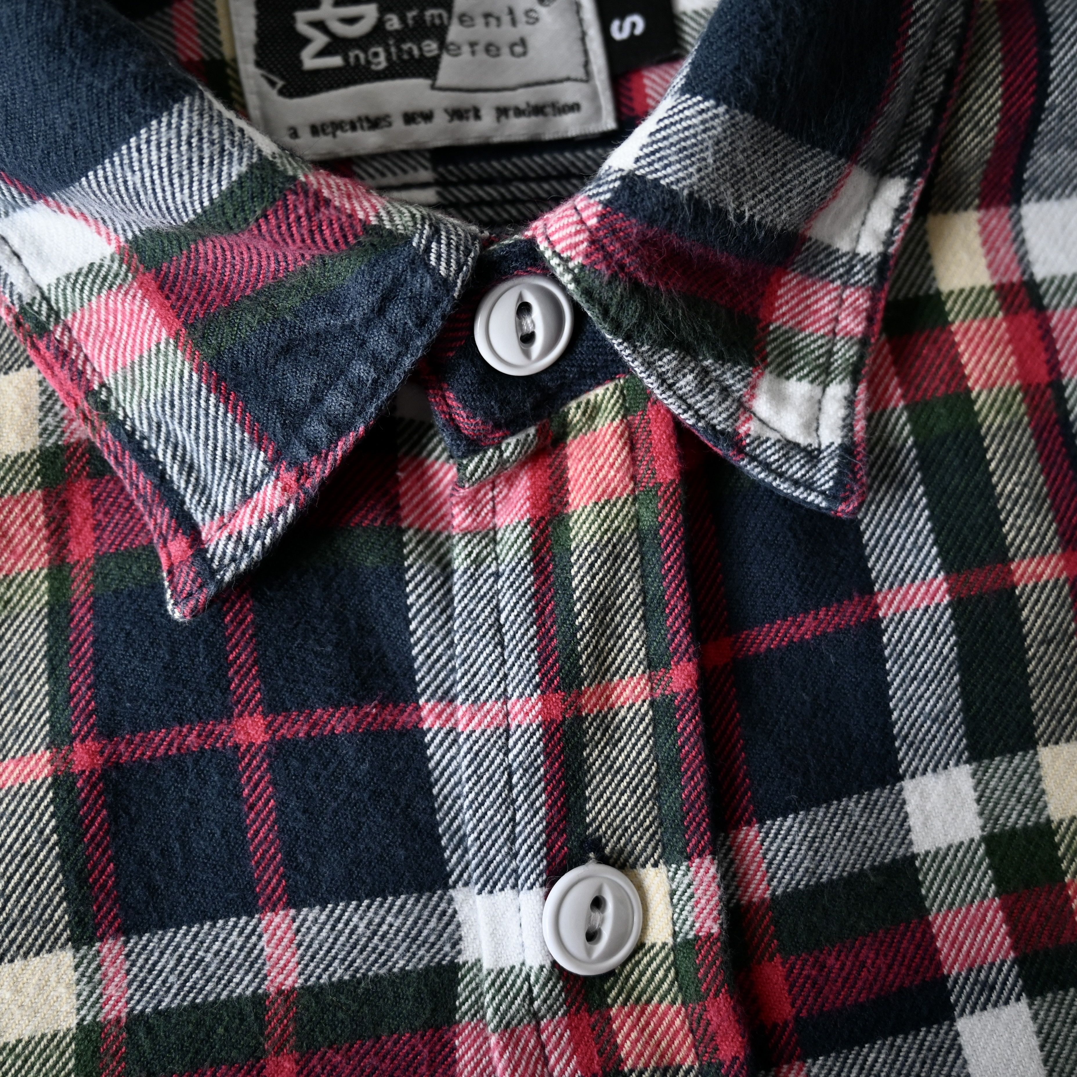 Engineered Garments VTG 2000s Engineered Garments flannel cotton work shirt Size US S / EU 44-46 / 1 - 11 Thumbnail