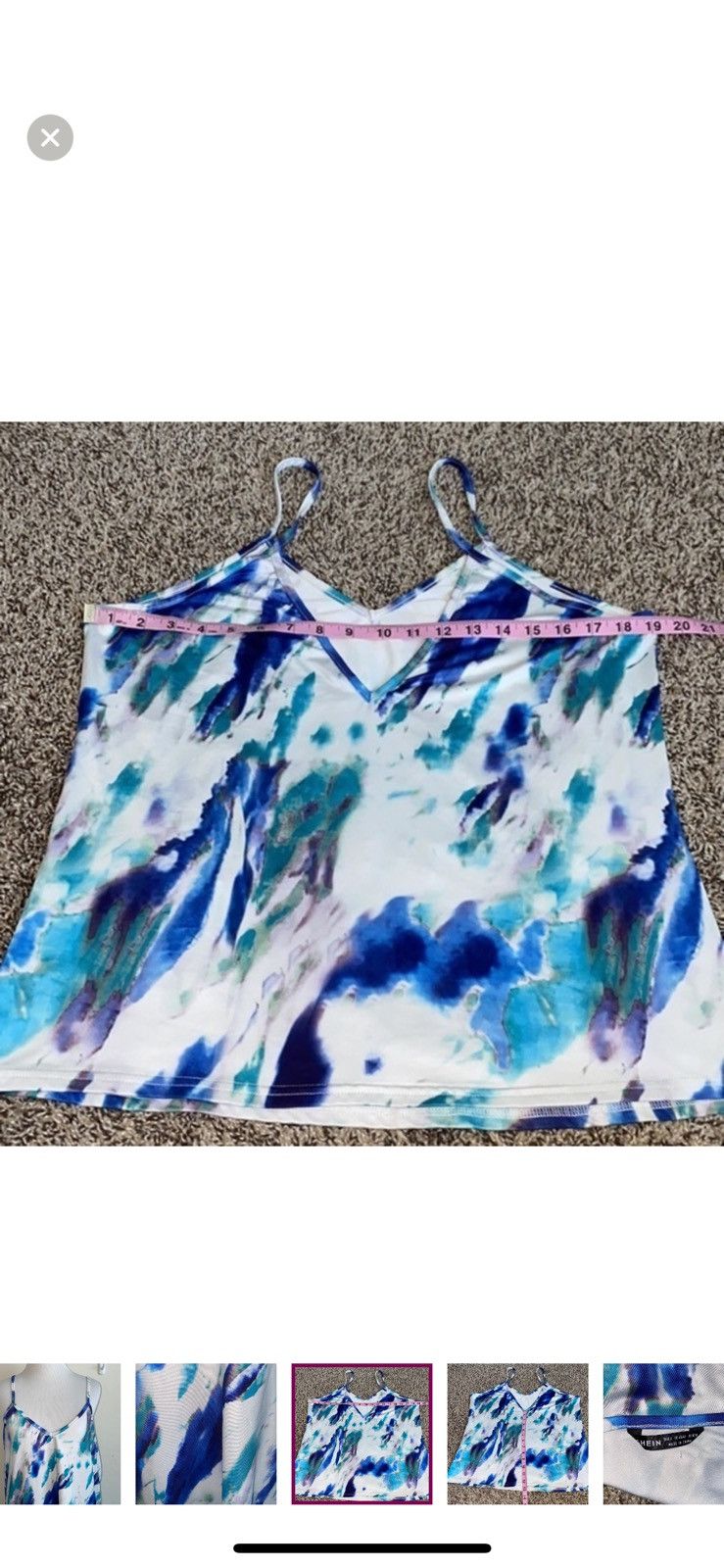 Shein Shein large tie dye print tank top Size L / US 10 / IT 46 - 2 Thumbnail