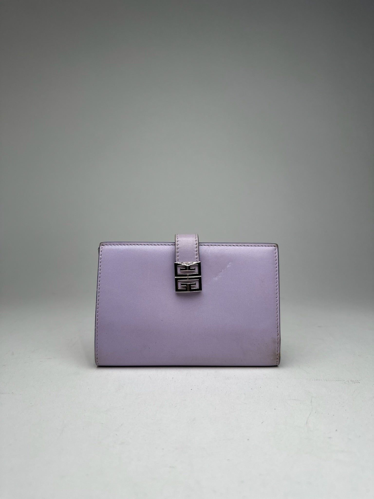 Givenchy Vintage Leather wallet purple Size ONE SIZE - 1 Thumbnail