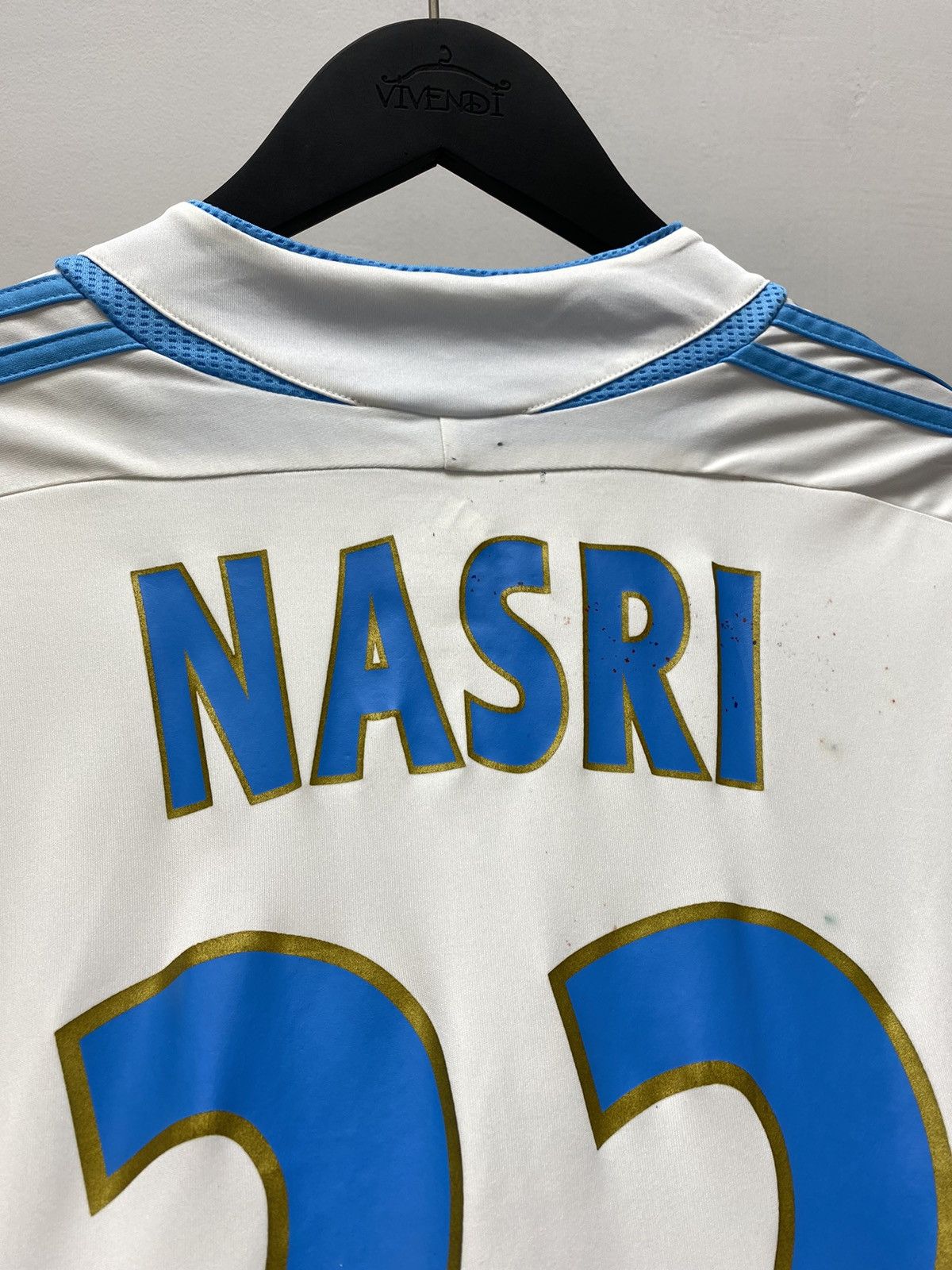 Adidas × Vintage Nasri #22 Olympique Marseille 2007 2008 Soccer Jersey Size US XXL / EU 58 / 5 - 16 Thumbnail