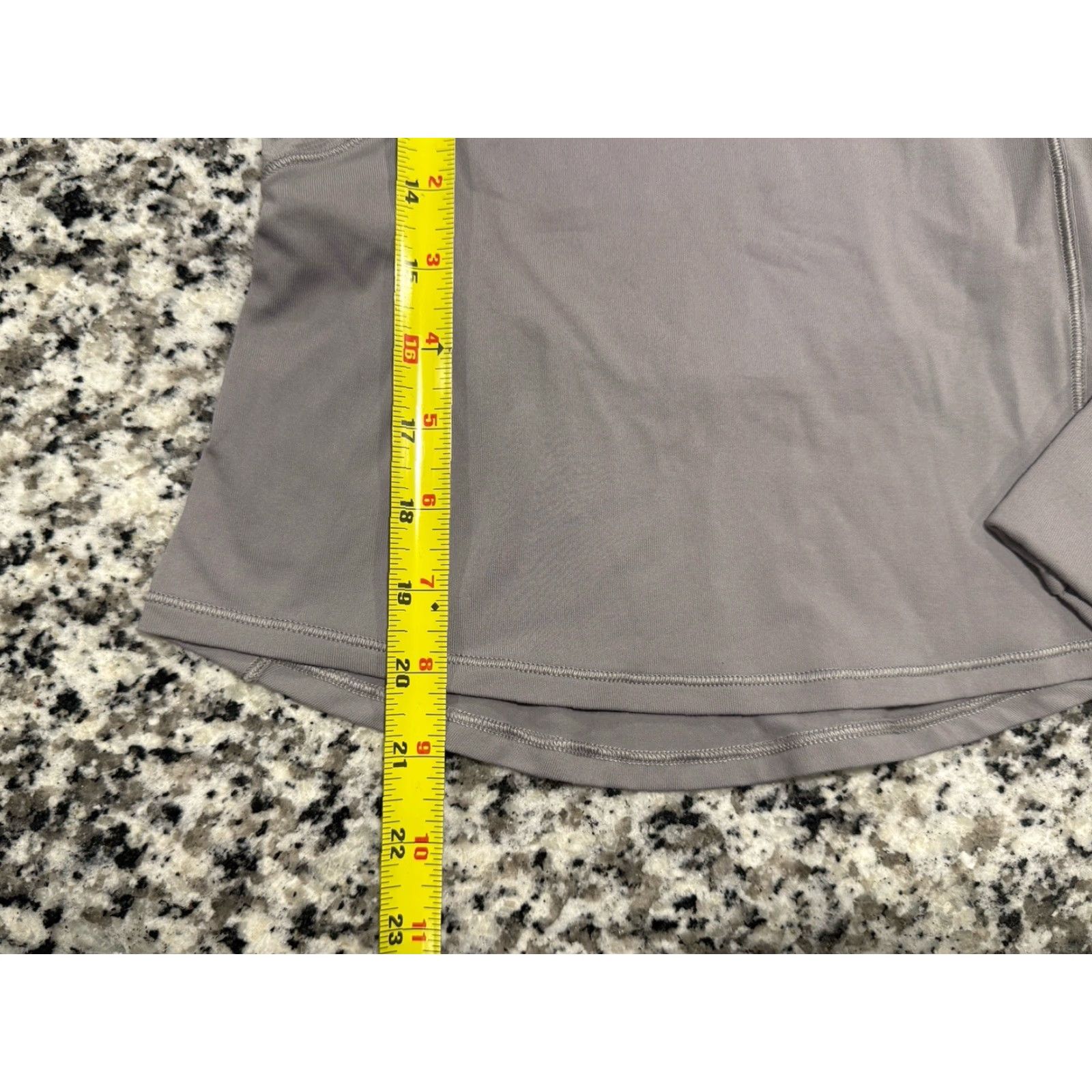 Lululemon LULULEMON Rulu Reflective Running Long Sleeve Shirt Gull Gray Women’s XXS Moisture Wicking Quick Dry Stretch Size XXS / US 00 / IT 34 - 2 Thumbnail