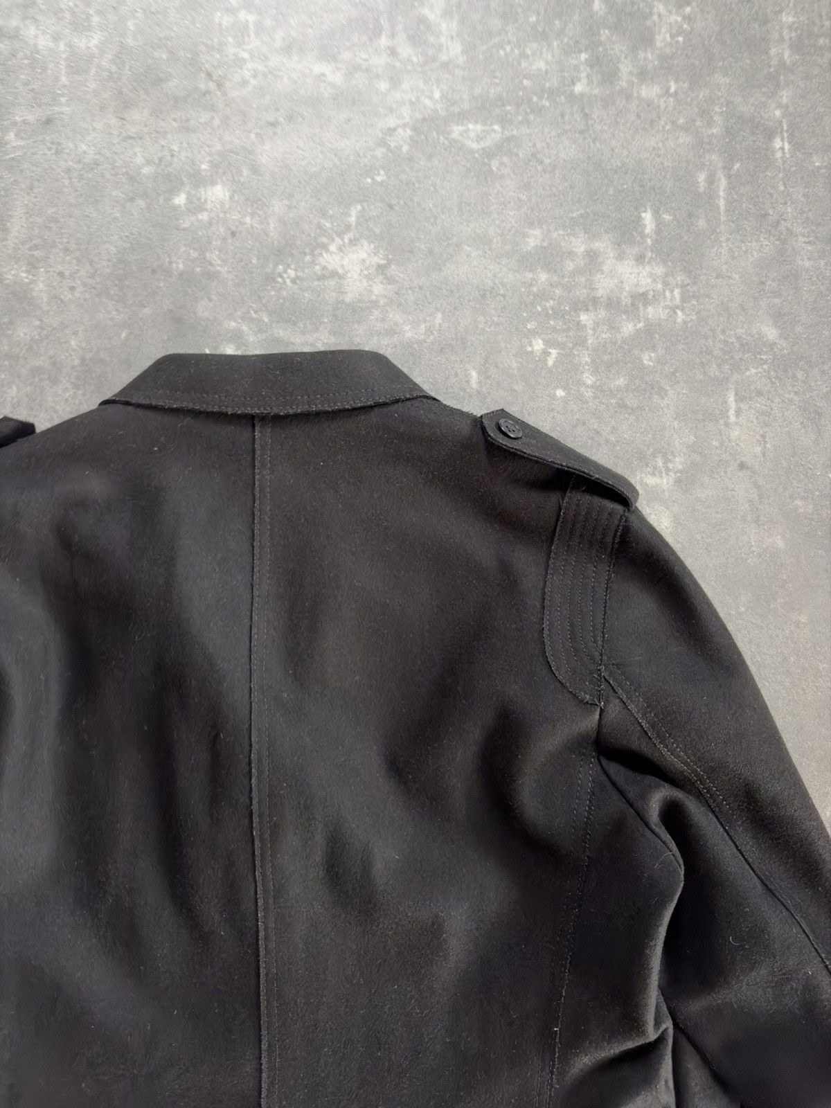 Dirk Bikkembergs 00s Dirk Bikkembergs Military Raw Edges Rare Blazer Jacket Size US L / EU 52-54 / 3 - 17 Thumbnail