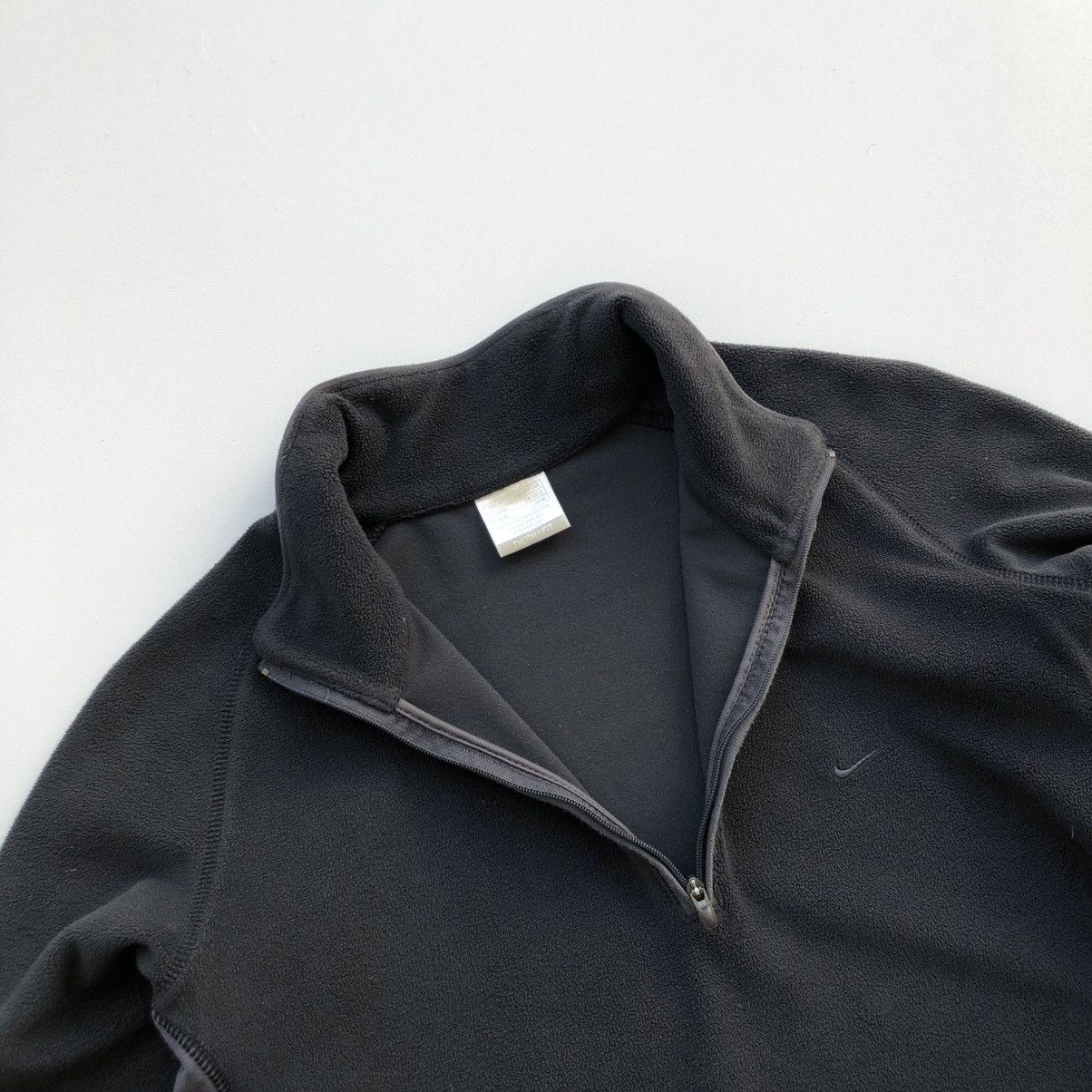Nike Nike Women Vintage 1/3 Fleece Pullover Black Gorpcore Size M / US 6-8 / IT 42-44 - 6 Thumbnail