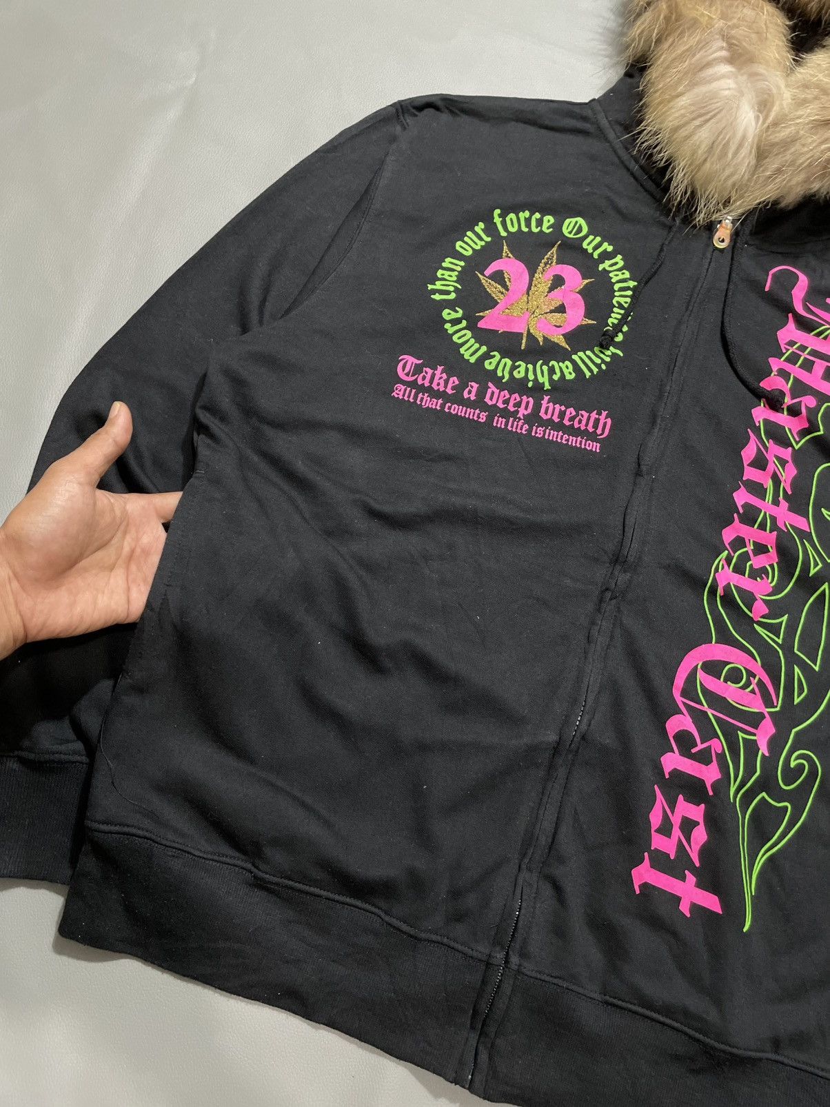 If Six Was Nine Space Opera Faux Fur Zip Hoodie Poem Ifsix lgb style Size US XL / EU 56 / 4 - 3 Thumbnail