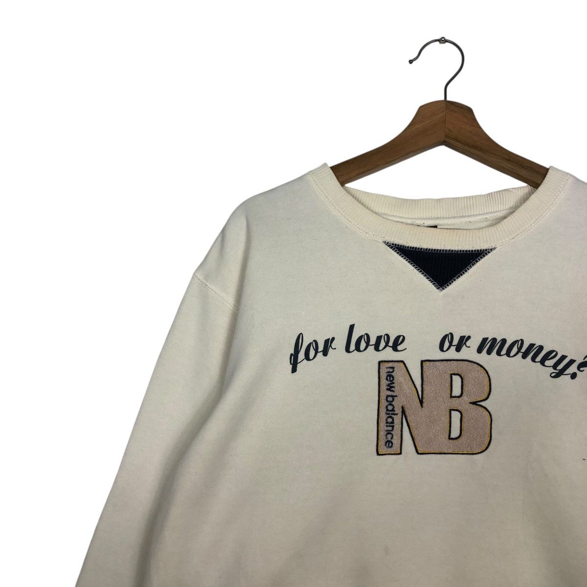 Japanese Brand 🔥VINTAGE SWEATSHIRT NEW BALANCE BIG LOGO Size US M / EU 48-50 / 2 - 9 Thumbnail