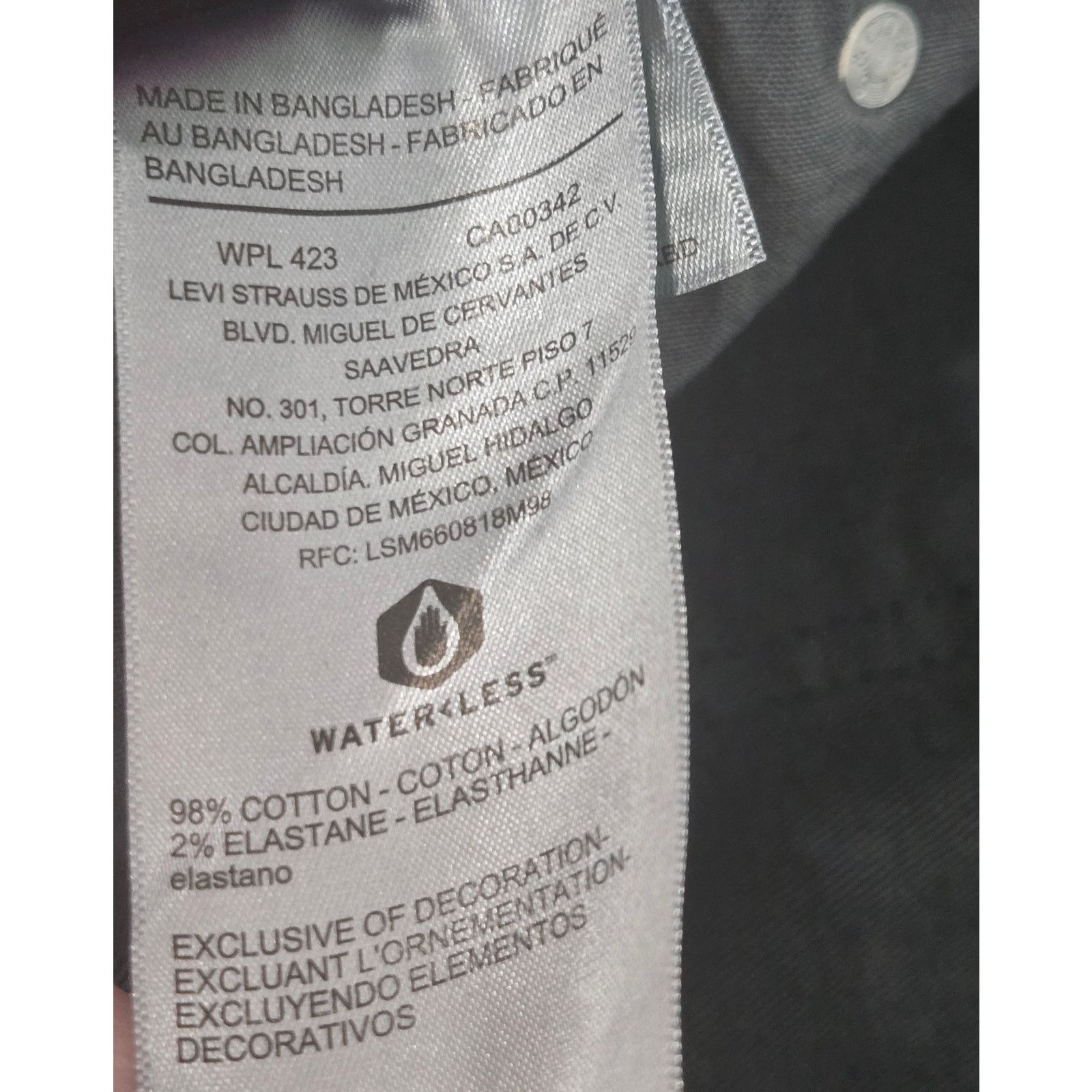 Other Signature by Levi Gold Label Athletic Fit Jeans 38X32 NWTS Size US 38 / EU 54 - 3 Thumbnail